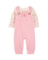 Jardineira bebê coelhinho com blusa floral multicor | Carter's
