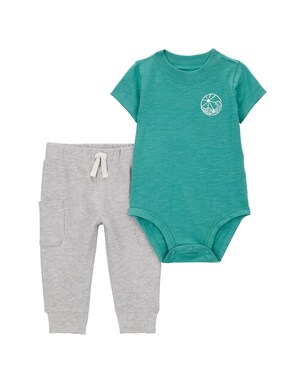 Conjunto longo bebê 2 peças mescla multicor | Carter's