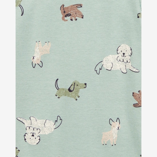 Kit body bebê 5 peças cachorrinhos mescla multicor | Carter's