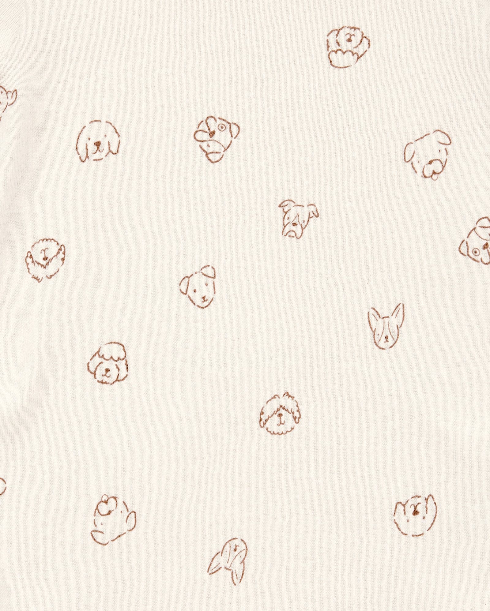 Kit body bebê 5 peças cachorrinhos mescla multicor | Carter's