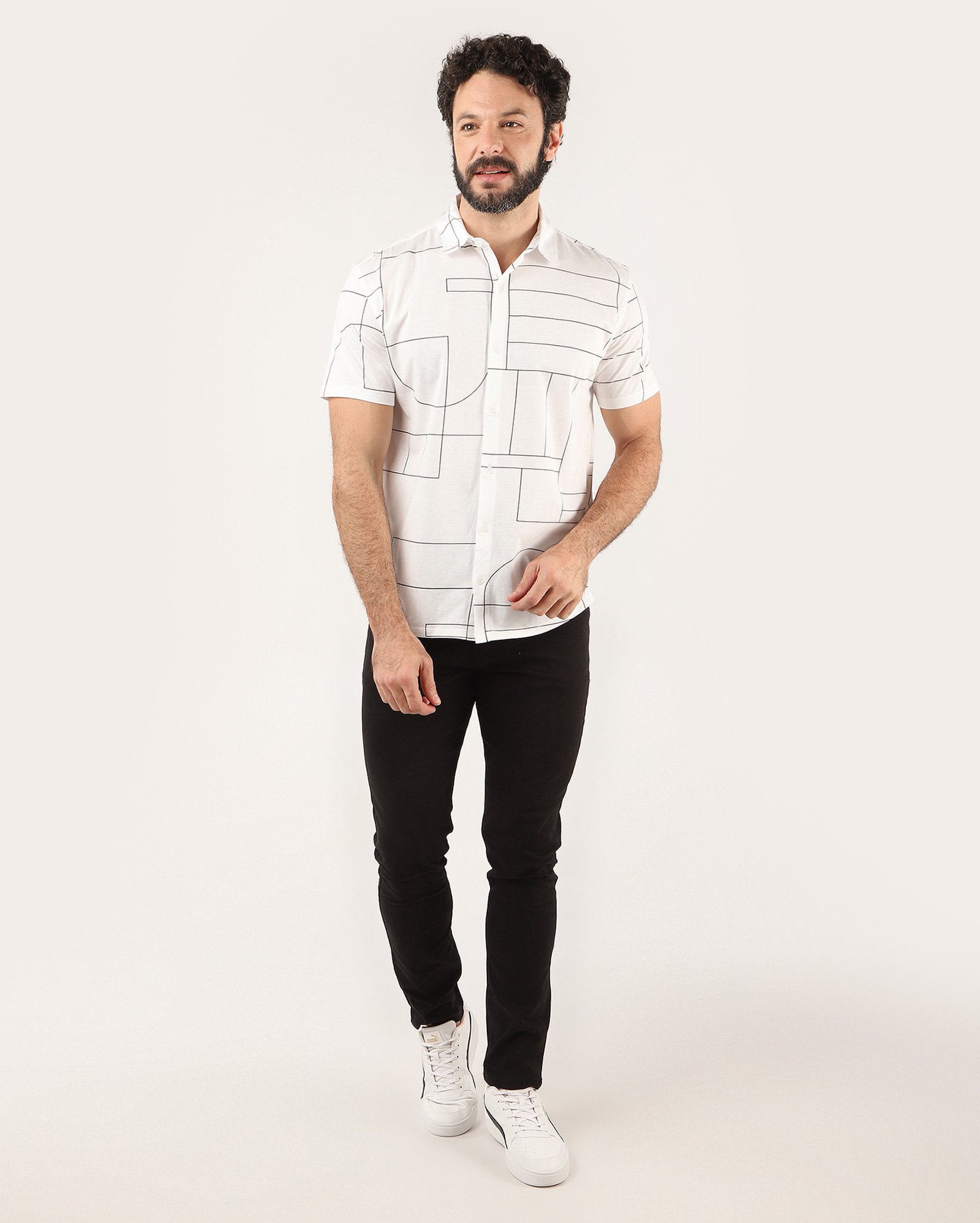 Calça jeans masculina Comfy skinny - Sarja Black | Pool Jeans
