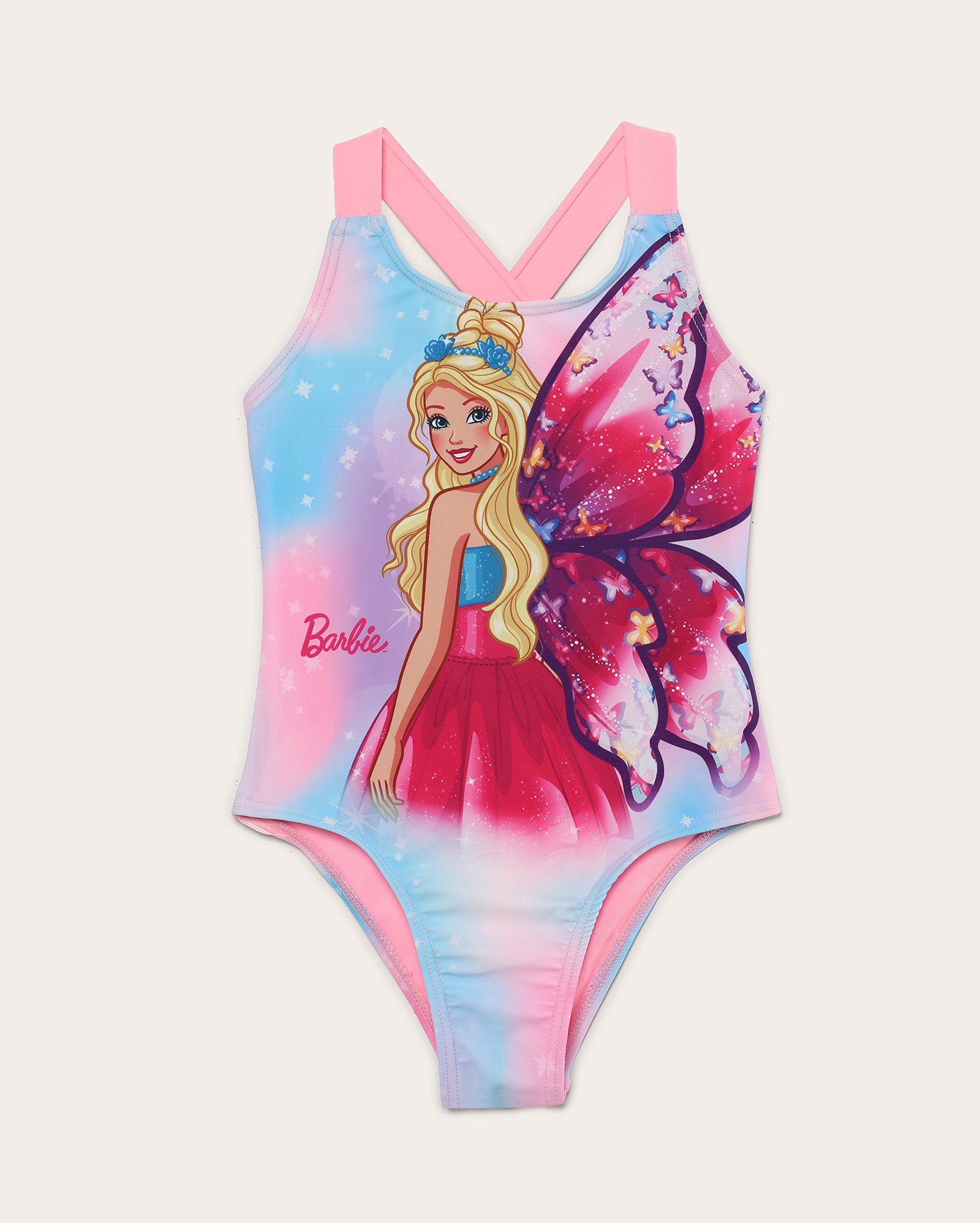 Maiô infantil Barbie fadinha 4-12A multicor | Mattel