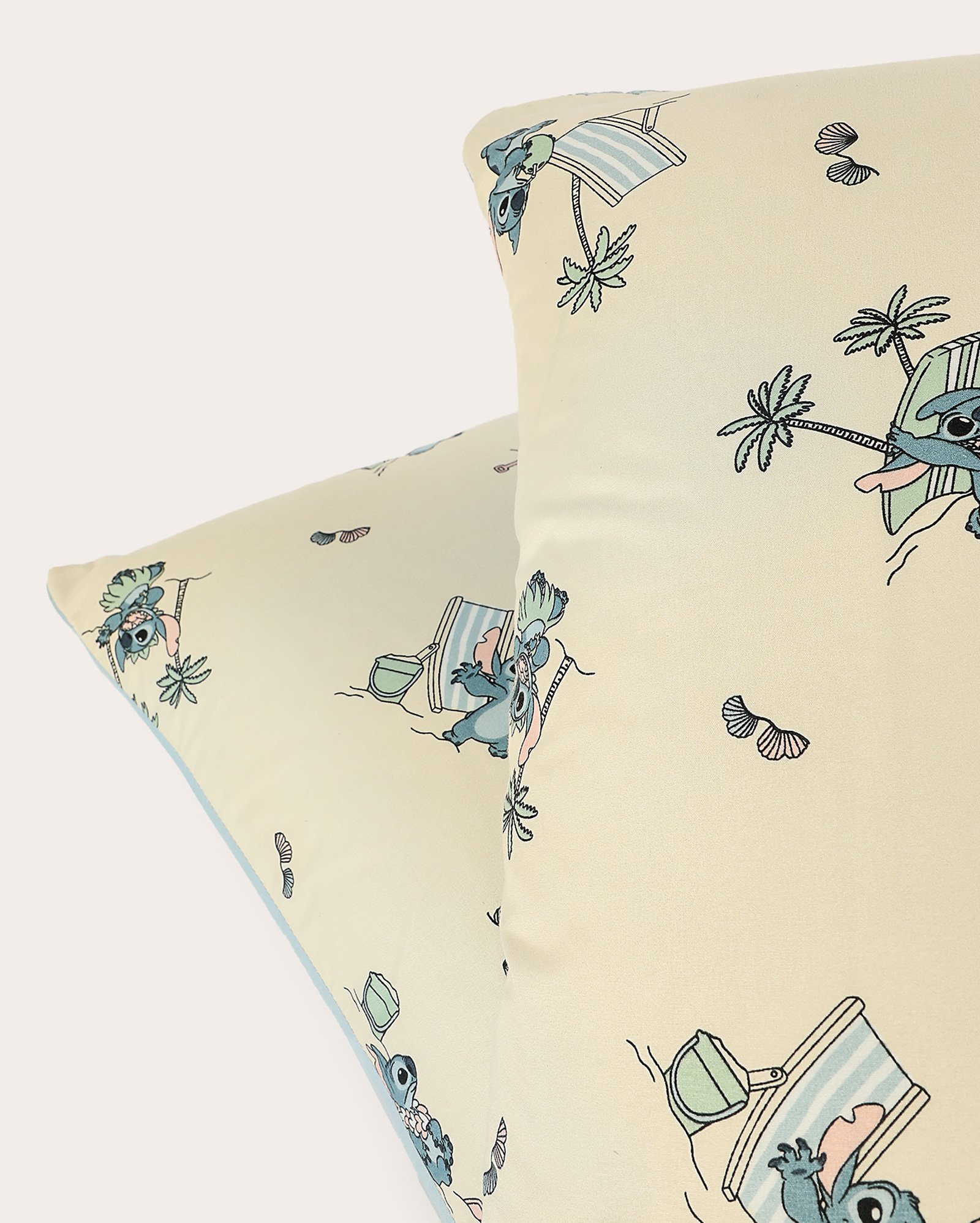 Jogo de cama casal 4 peças soft touch Stitch multicor | Disney