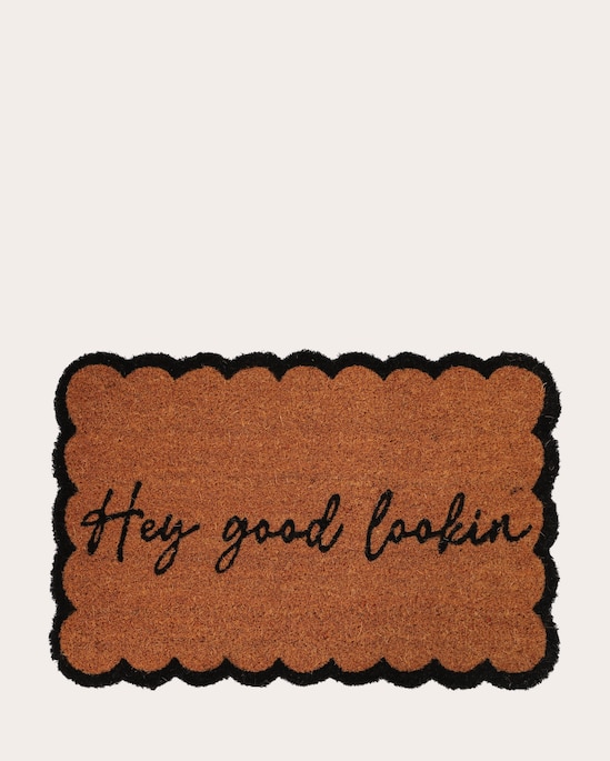 Tapete capacho lettering fibras de coco 40x60cm marrom | Casa Riachuelo