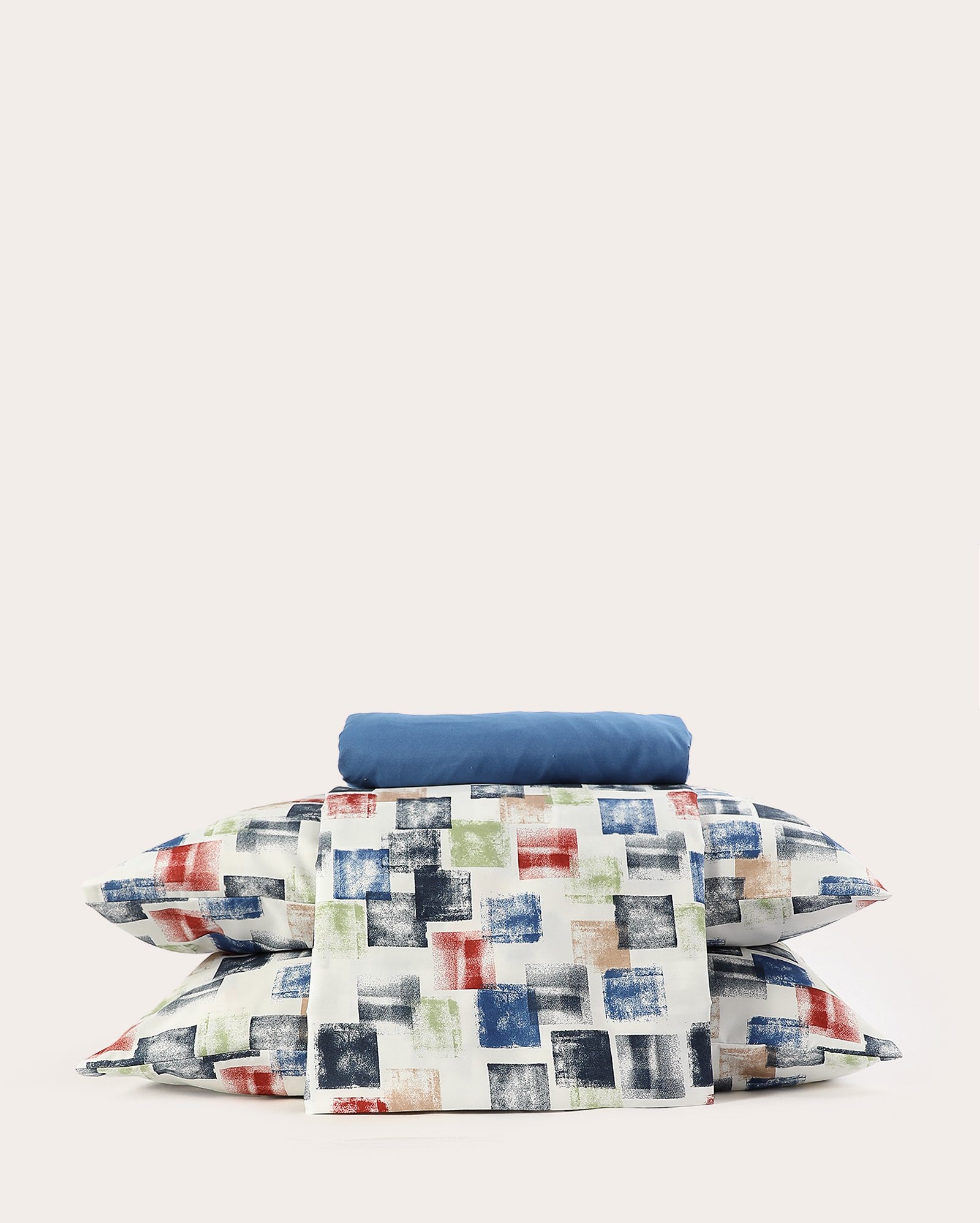 Jogo de cama casal 4 peças soft touch Orfeu multicor | Casa Riachuelo