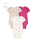Kit body bebê 3 peças flores e joaninhas multicor | Carter's