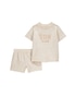 Conjunto curto infantil 2 peças sun club bege | Carter's 