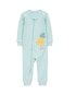 Macacão pijama bebê abacaxi e poá azul | Carter's