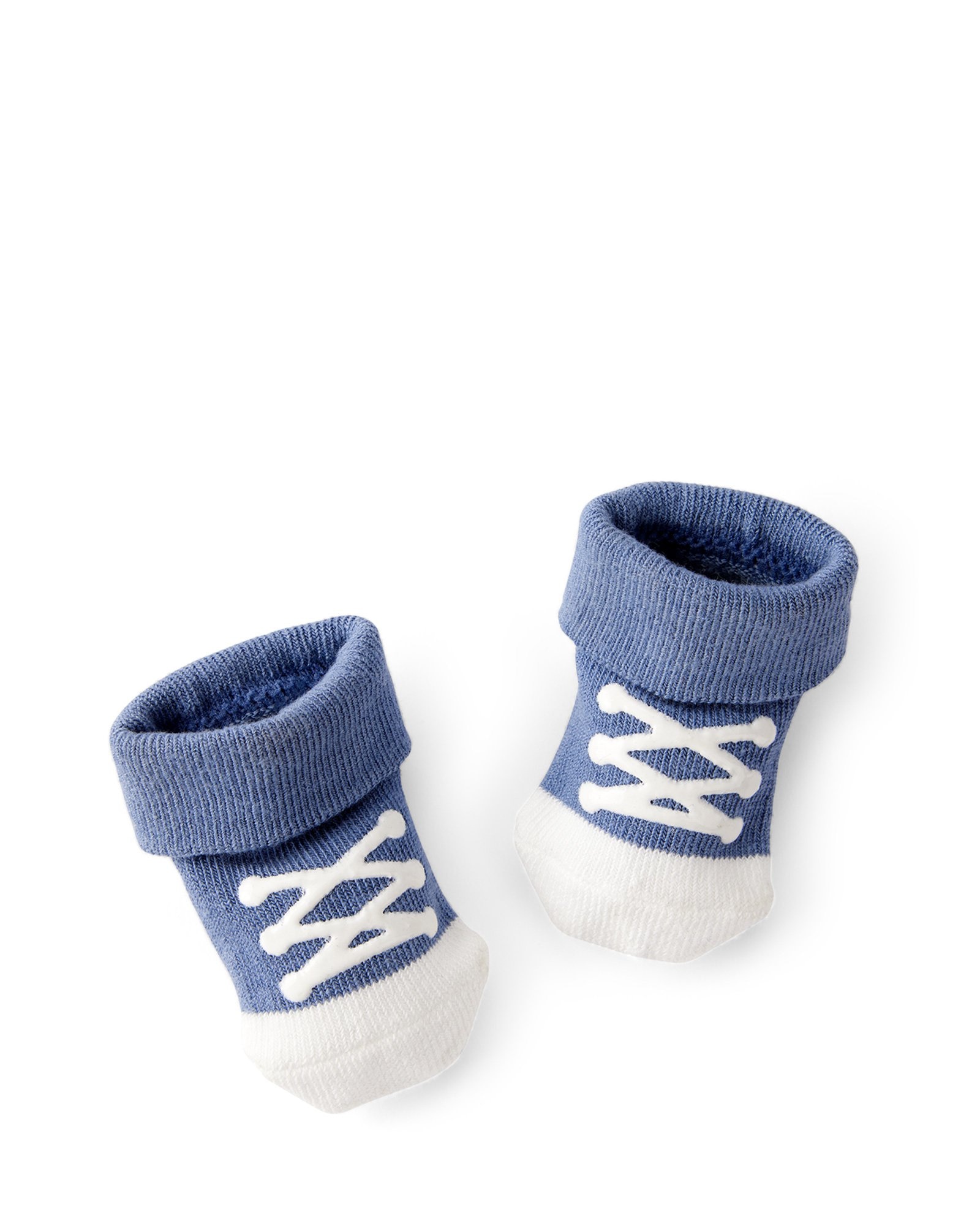 Kit meia bebê 2 pares chuteira azul | Carter's