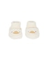 Pantufa bebê tricot patinho off-white | Carter's