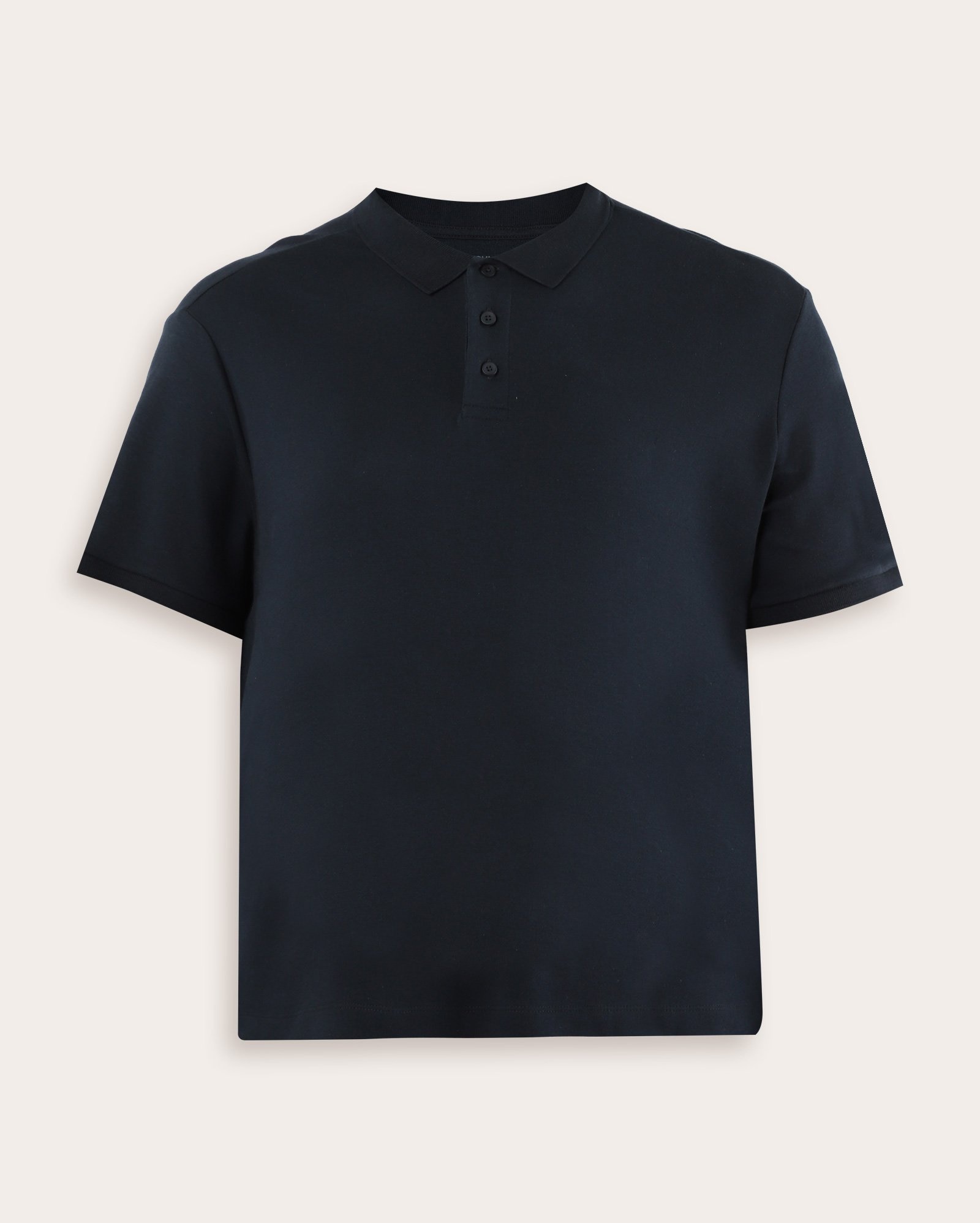 Camisa polo masculina plus size regular suedine - azul