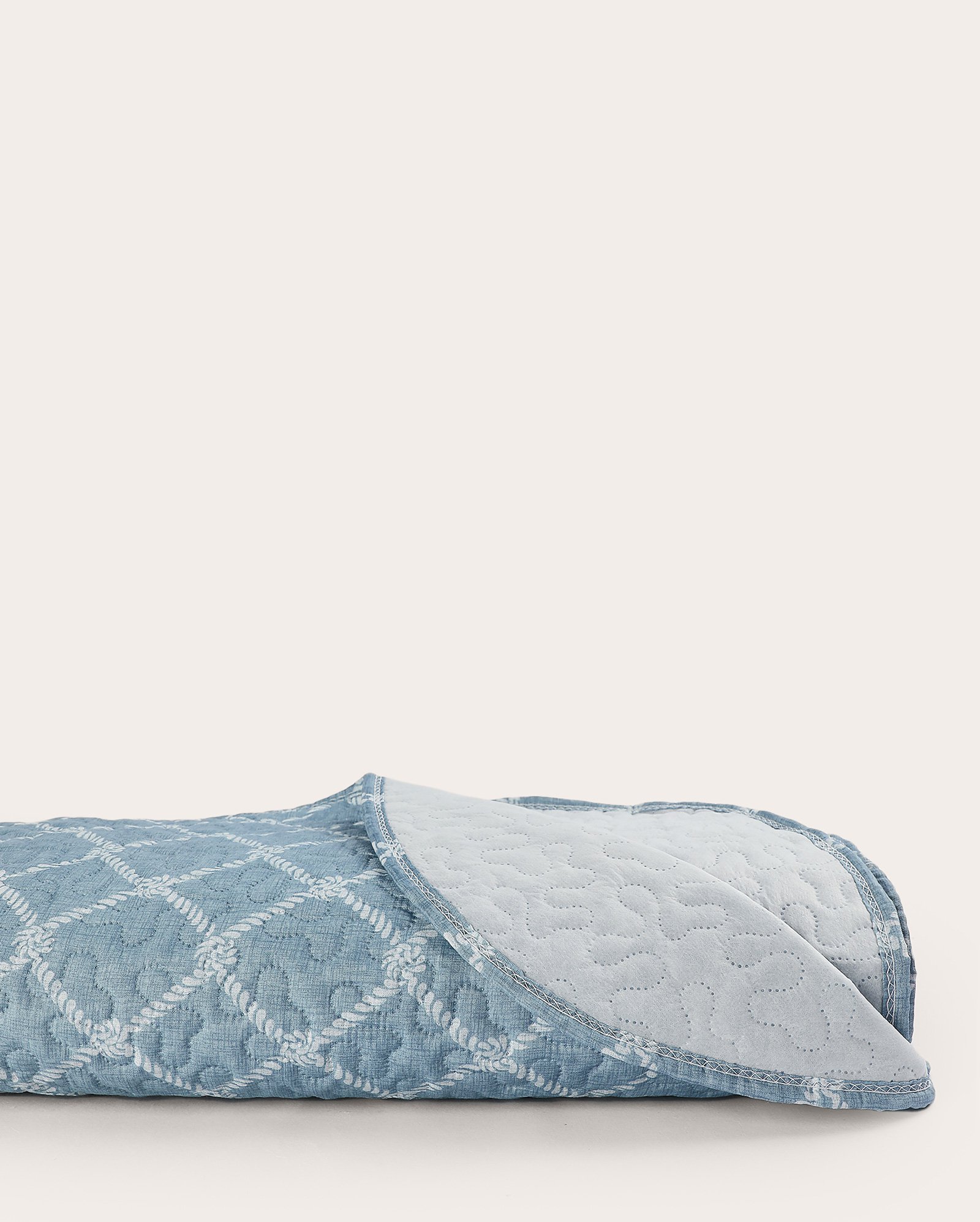 Colcha casal soft microfibra Olivier azul | Casa Riachuelo