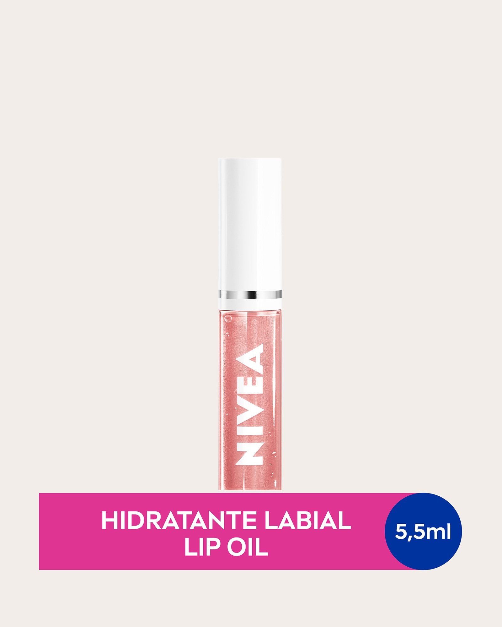 Lip oil brilho nutritivo Rose 5,5ml | Nivea