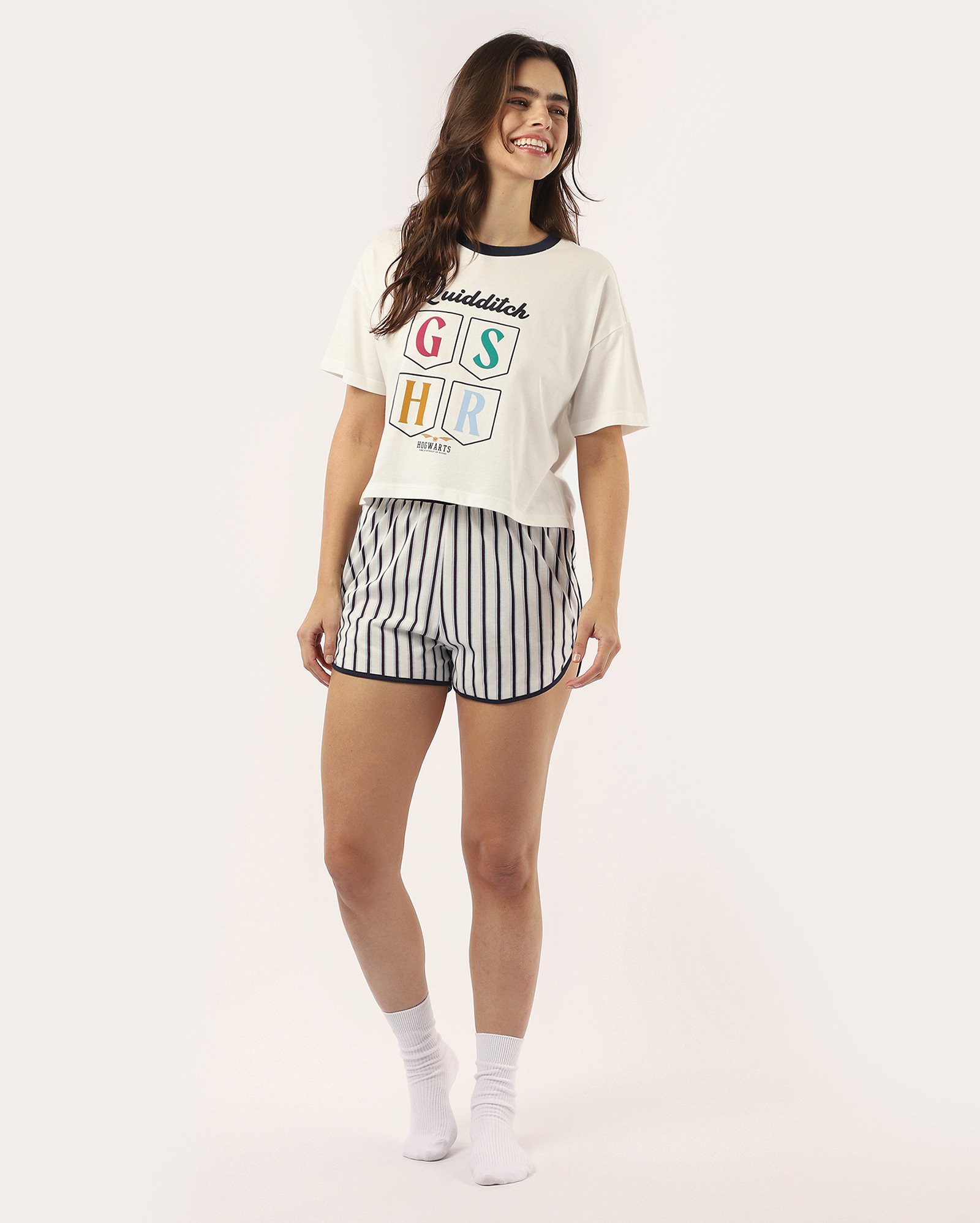 Pijama curto feminino Harry Potter multicor | Warner Bros