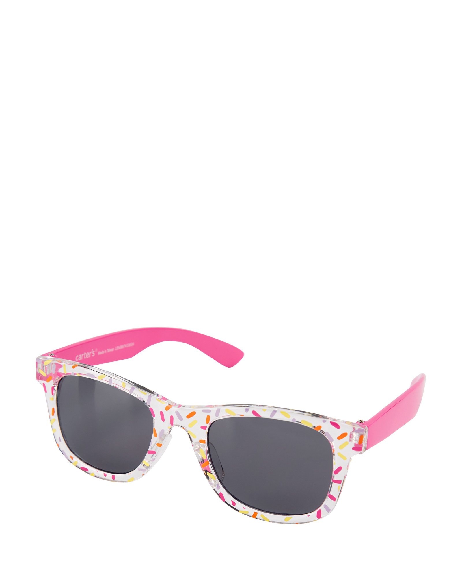 Óculos de sol infantil quadrado confete rosa | Carter's