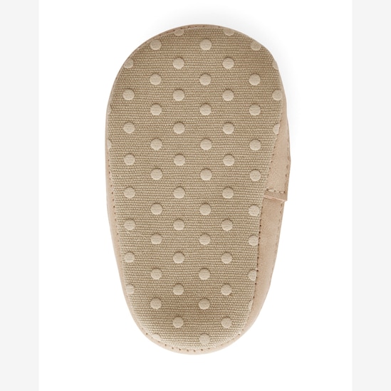 Tênis bebê com tira dupla aderente bege | Carter's