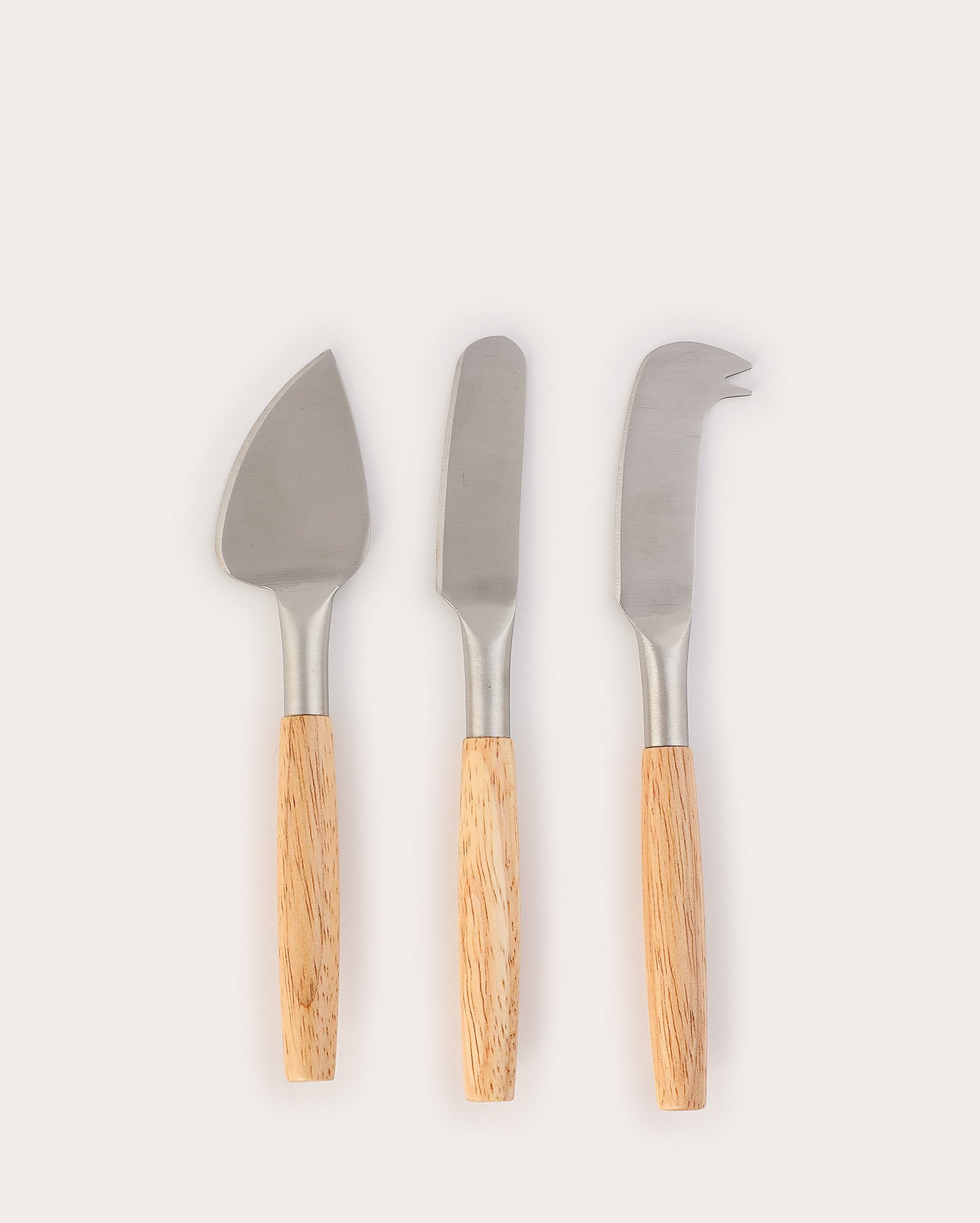 Conjunto utensílios para queijo 3 peças bege | Casa Riachuelo