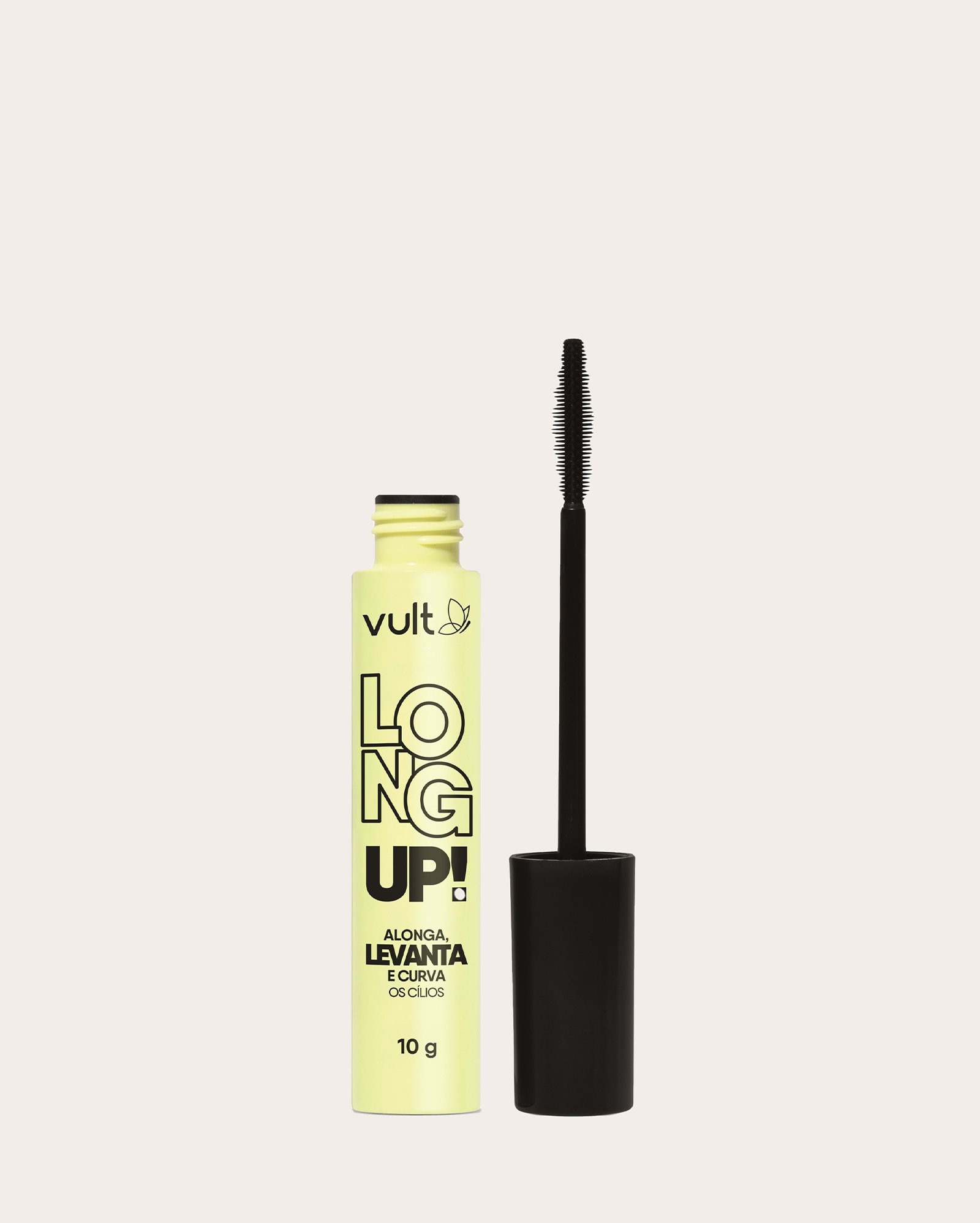 Máscara de cílios Long Up preta 10g | Vult