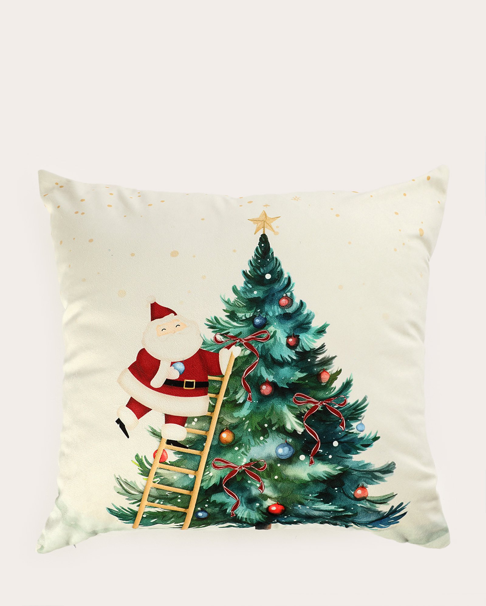 Almofada natalina 43x43cm - off-white | Casa Riachuelo