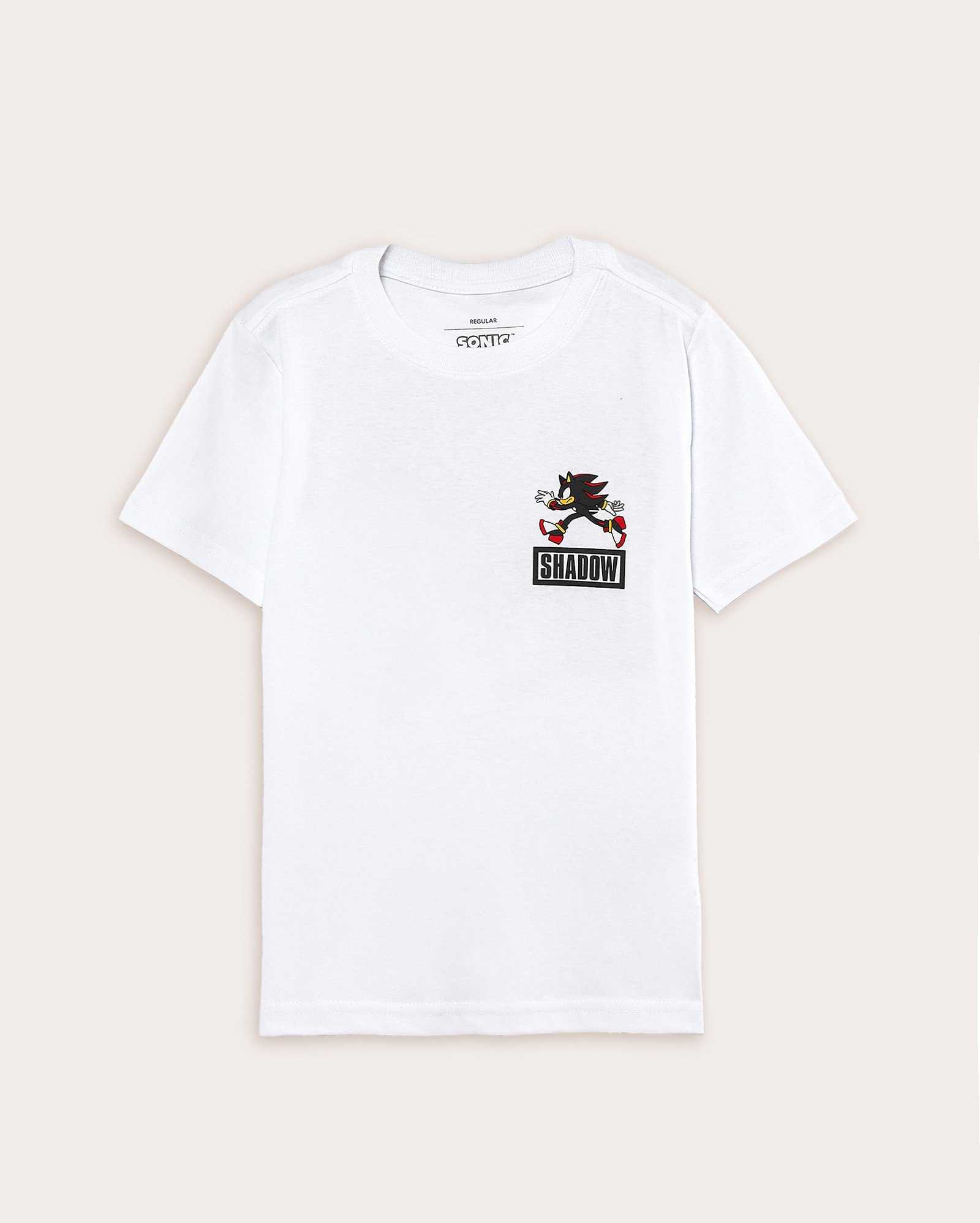 Camiseta infantil Sonic Shadow 4-10A branca | SEGA