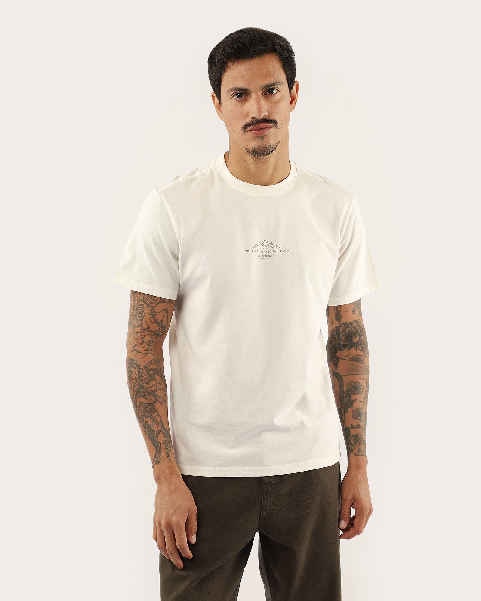 Camiseta masculina regular Yosemite off-white