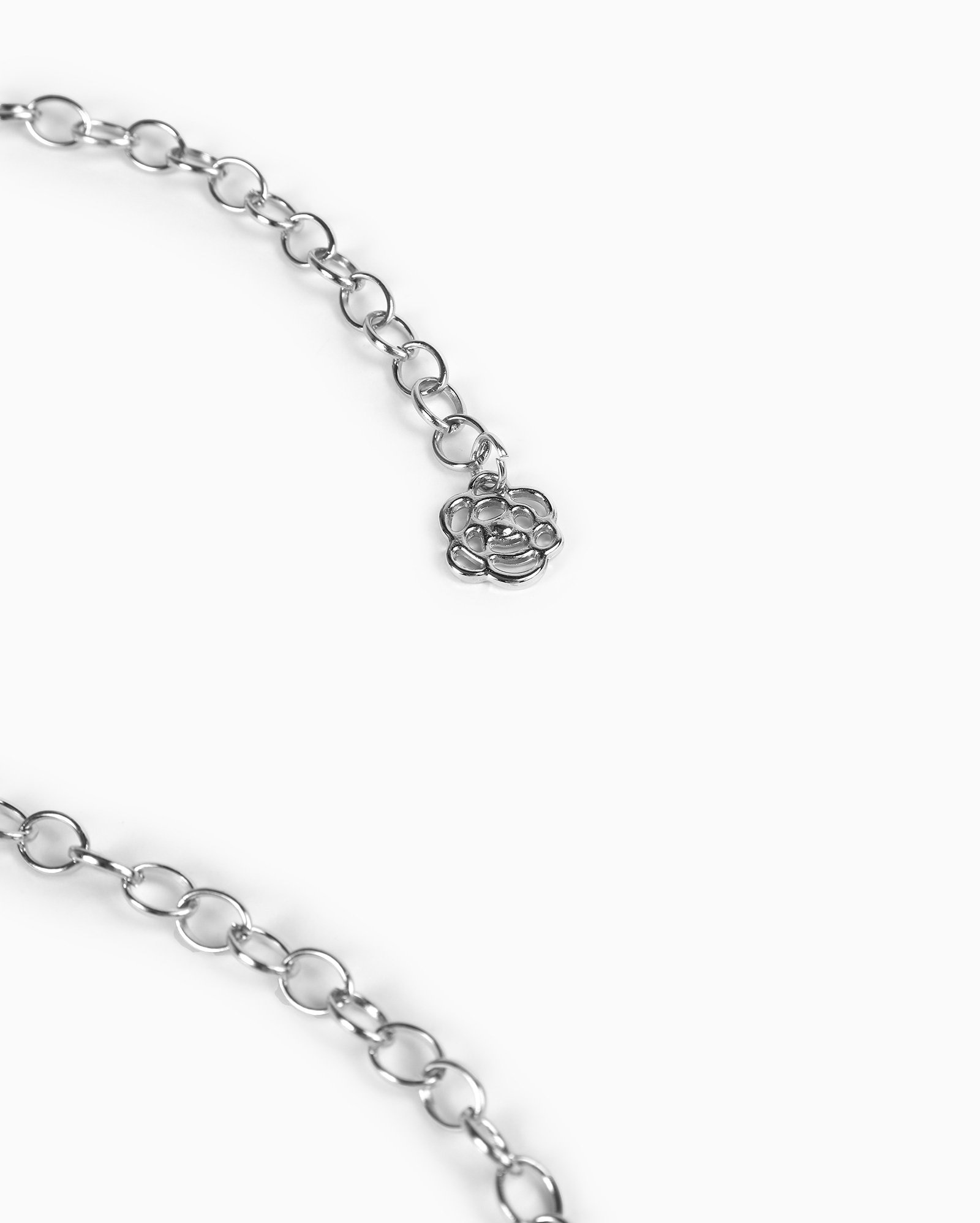 Cinto feminino corrente quadrados de metal - Prateado | Accessori by Riachuelo