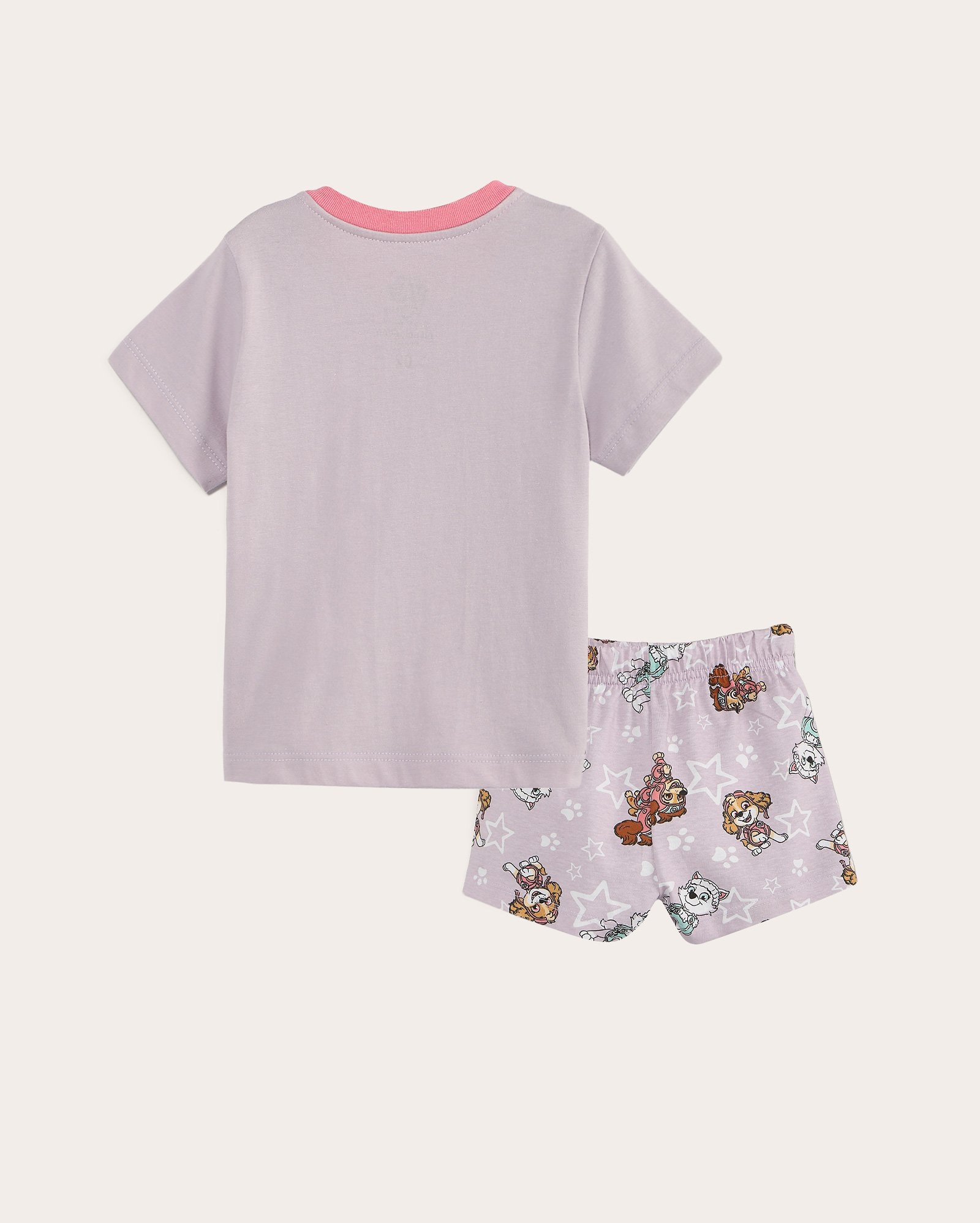 Pijama curto infantil Patrulha Canina e máscara 2-6A lilás | Paramount