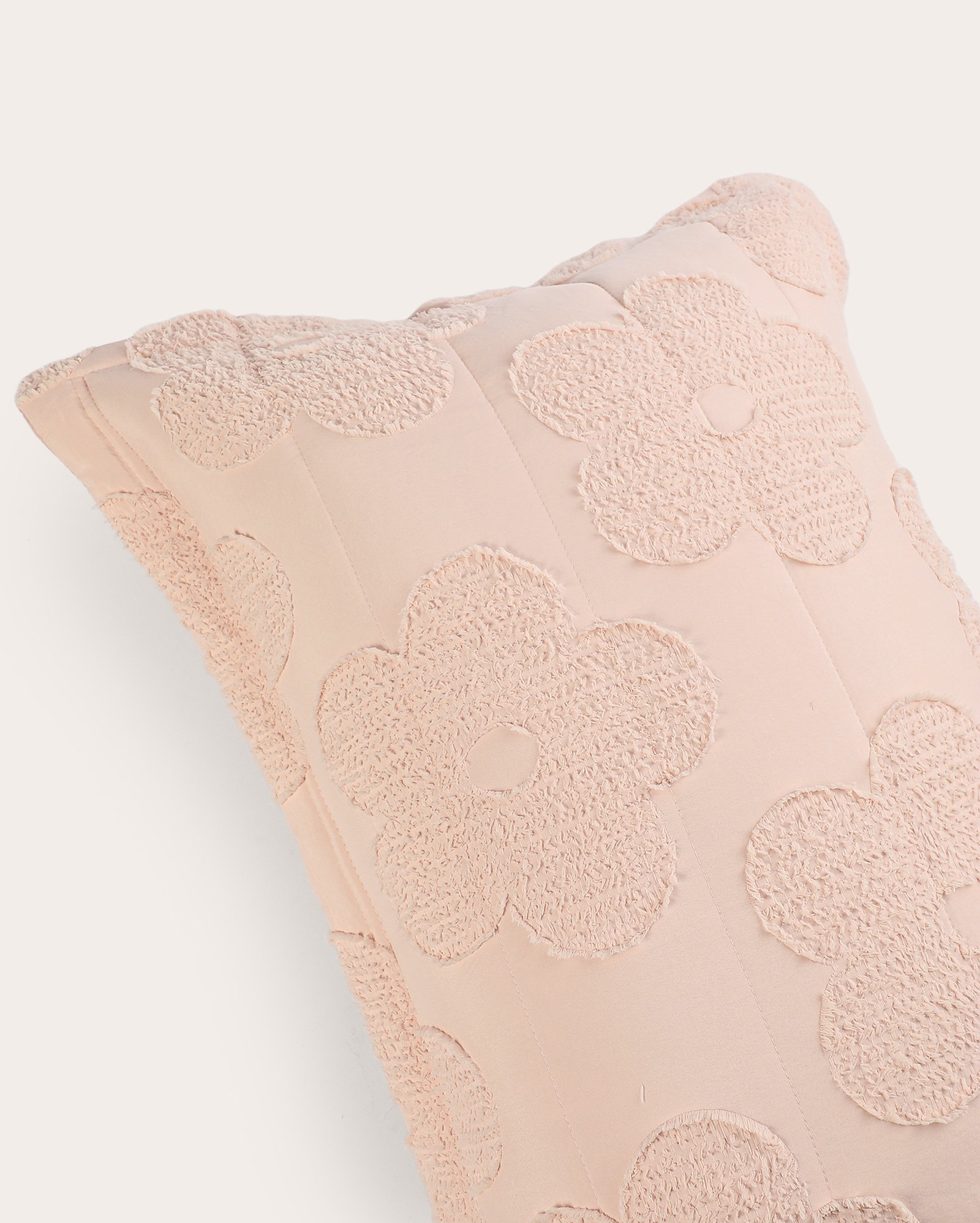 Kit colcha solteiro 2 peças design flores rosa | Casa Riachuelo
