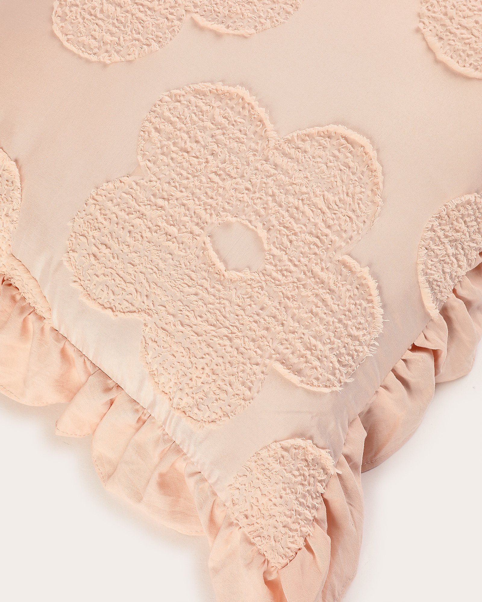 Almofada em microfibra floral 45x45cm rosa | Casa Riachuelo