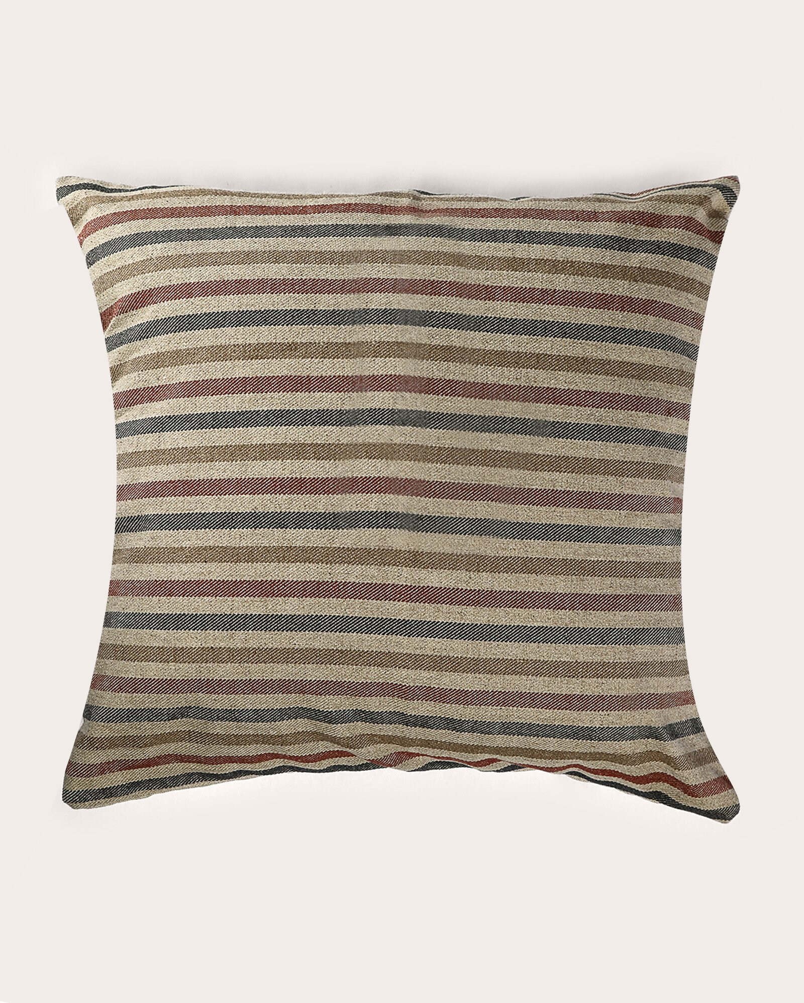 Capa de almofada Stripes listras 43x43cm - ÚNICO Bege Escuro Mescla | Casa Riachuelo