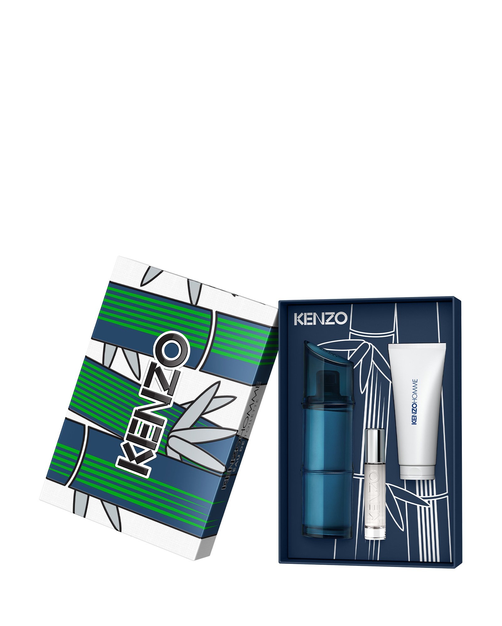 Kit perfume masculino Flower EDT 110ml + gel de banho 75ml + travel spray 10ml | Kenzo