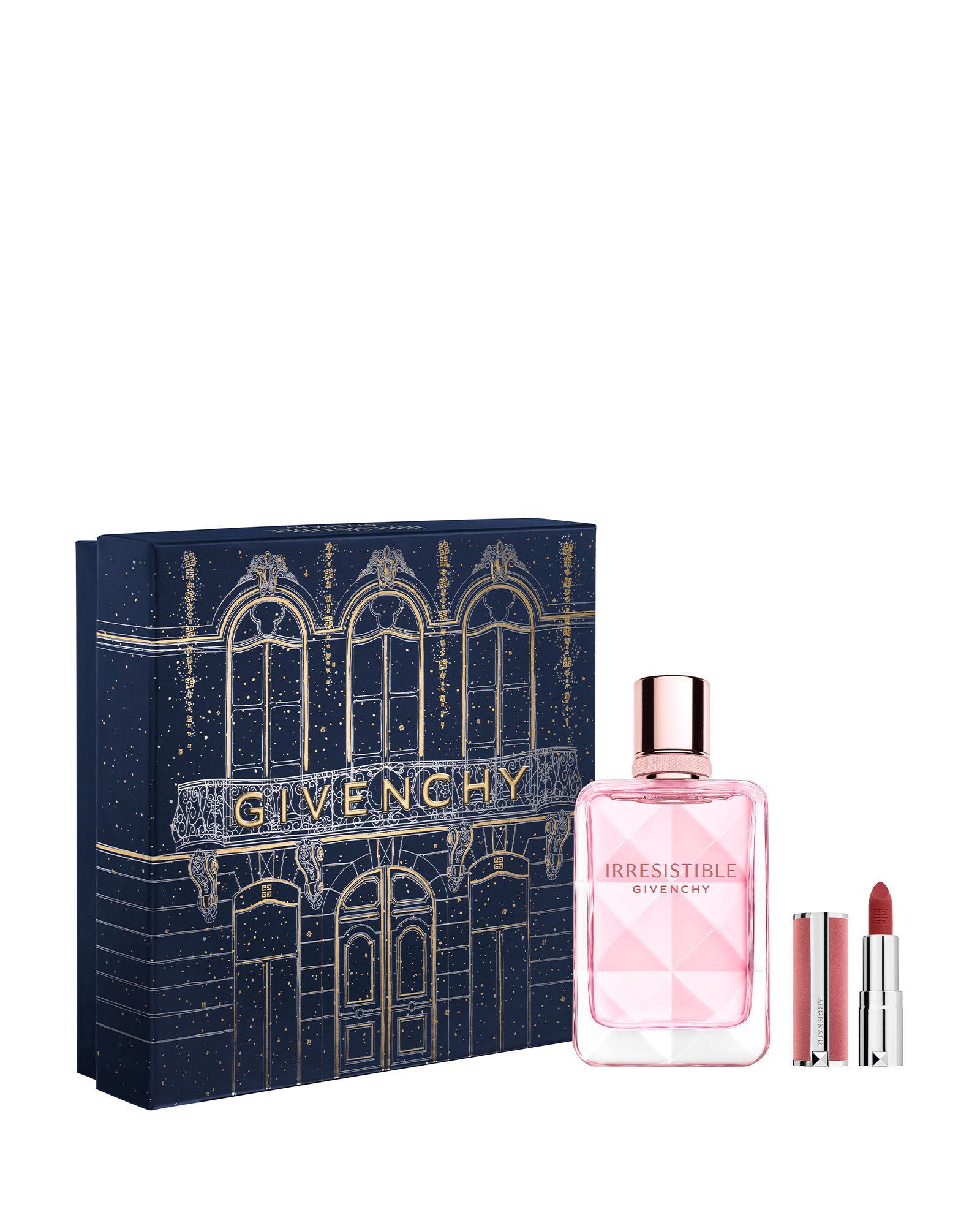 Kit perfume feminino Irresistible Very Floral EDP + mini batom Le Rouge Sheer Velvet N27 1,5g | Givenchy