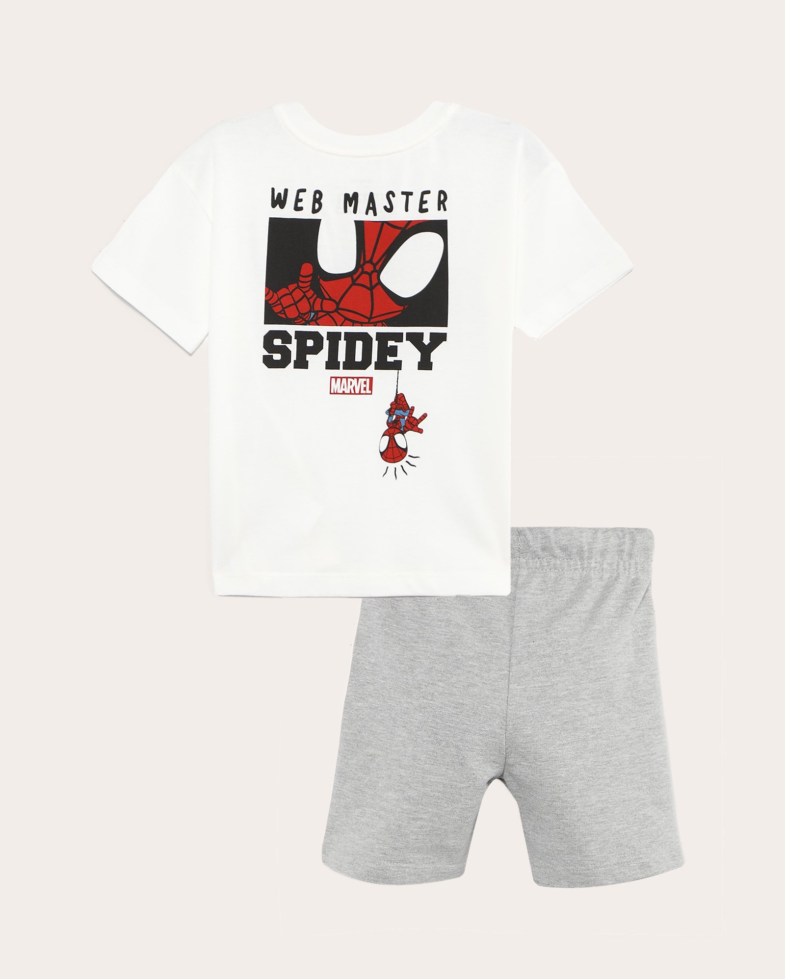 Conjunto curto infantil Homem-Aranha 1-4A multicor | Marvel