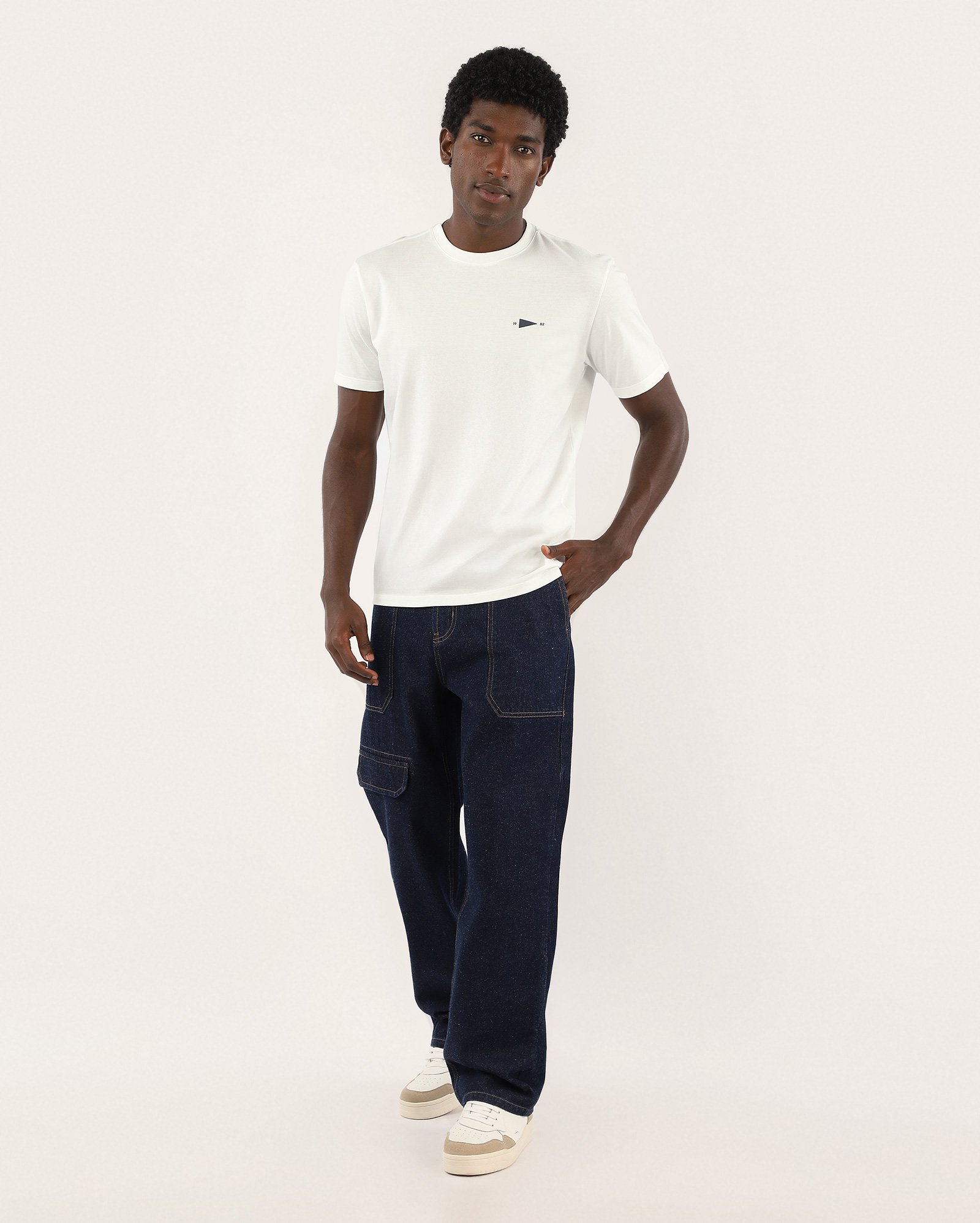 Calça jeans masculina loose carpinteiro denim escuro | Pool Jeans