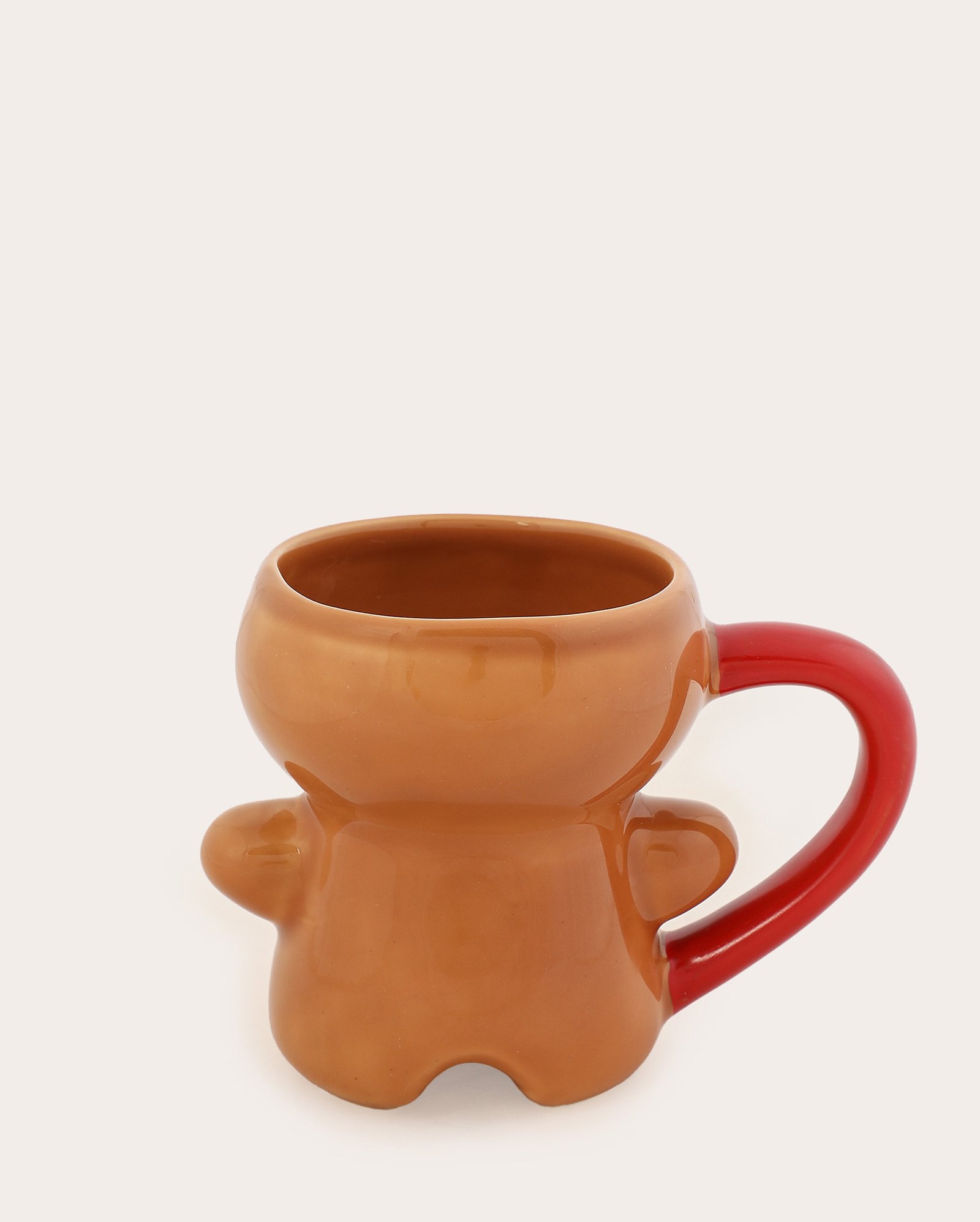 Caneca de cerâmica biscoito 400ml marrom | Casa Riachuelo