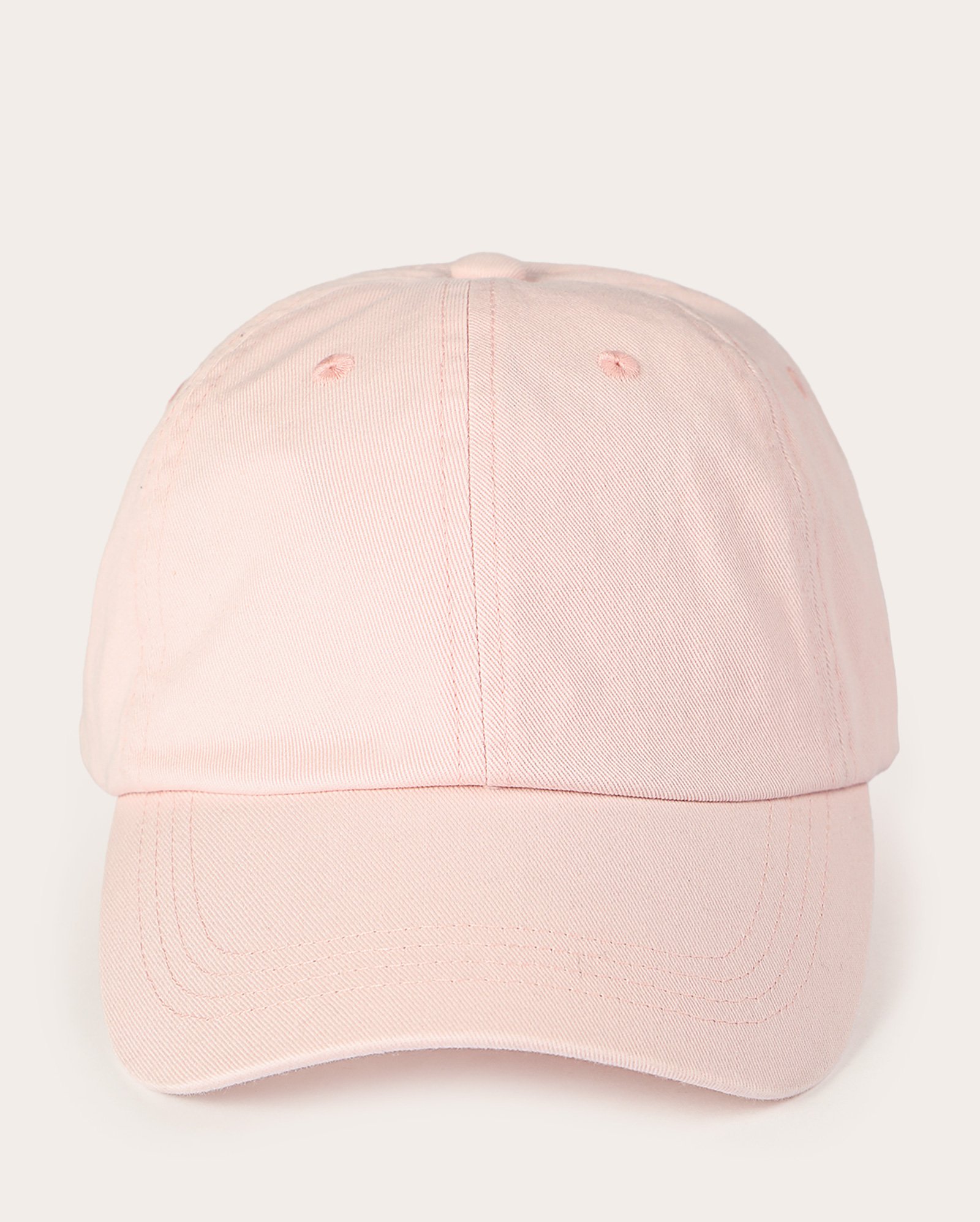Boné feminino aba curva pespontado rosa