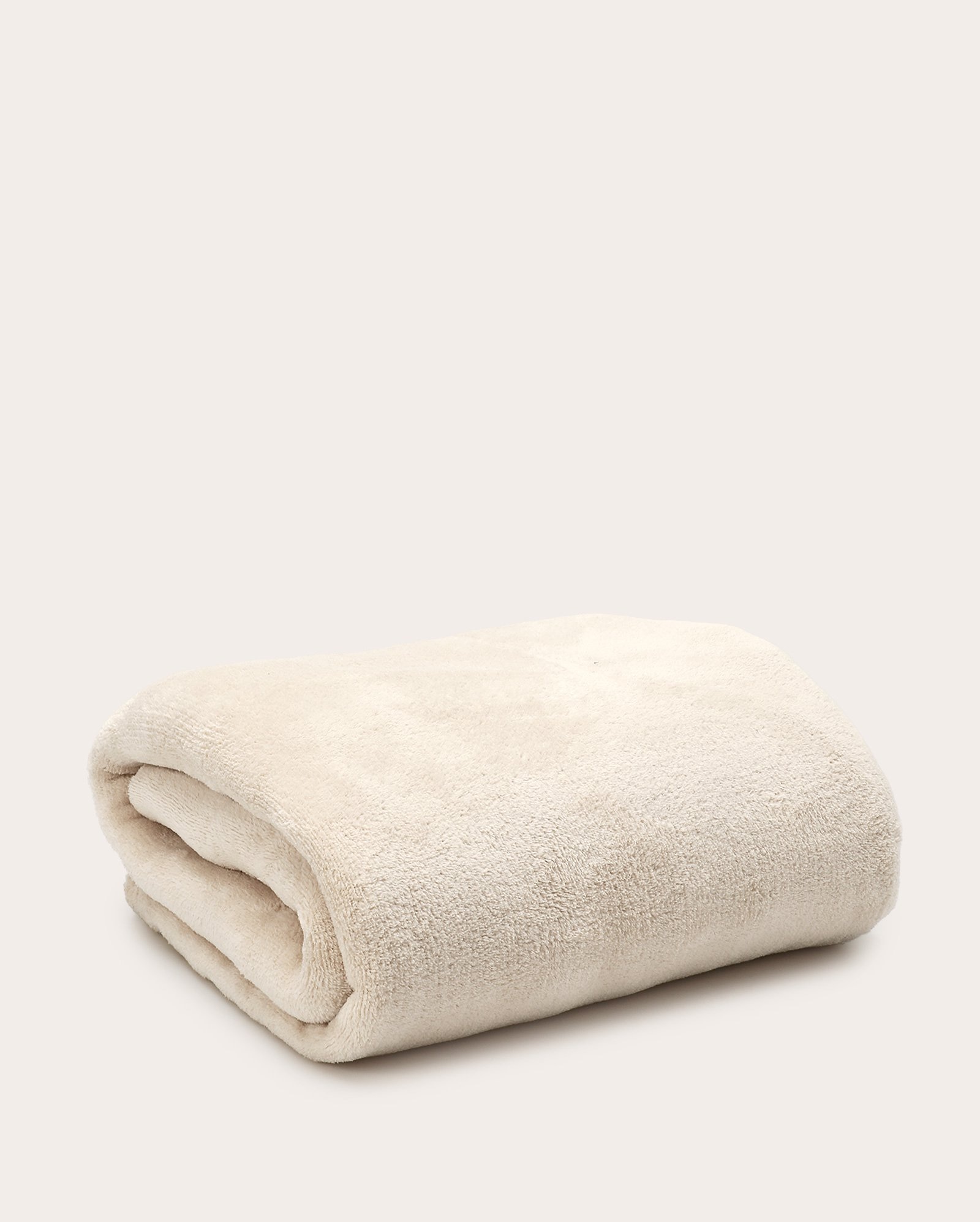 Manta casal fleece Mink - CASAL Off-white | Casa Riachuelo