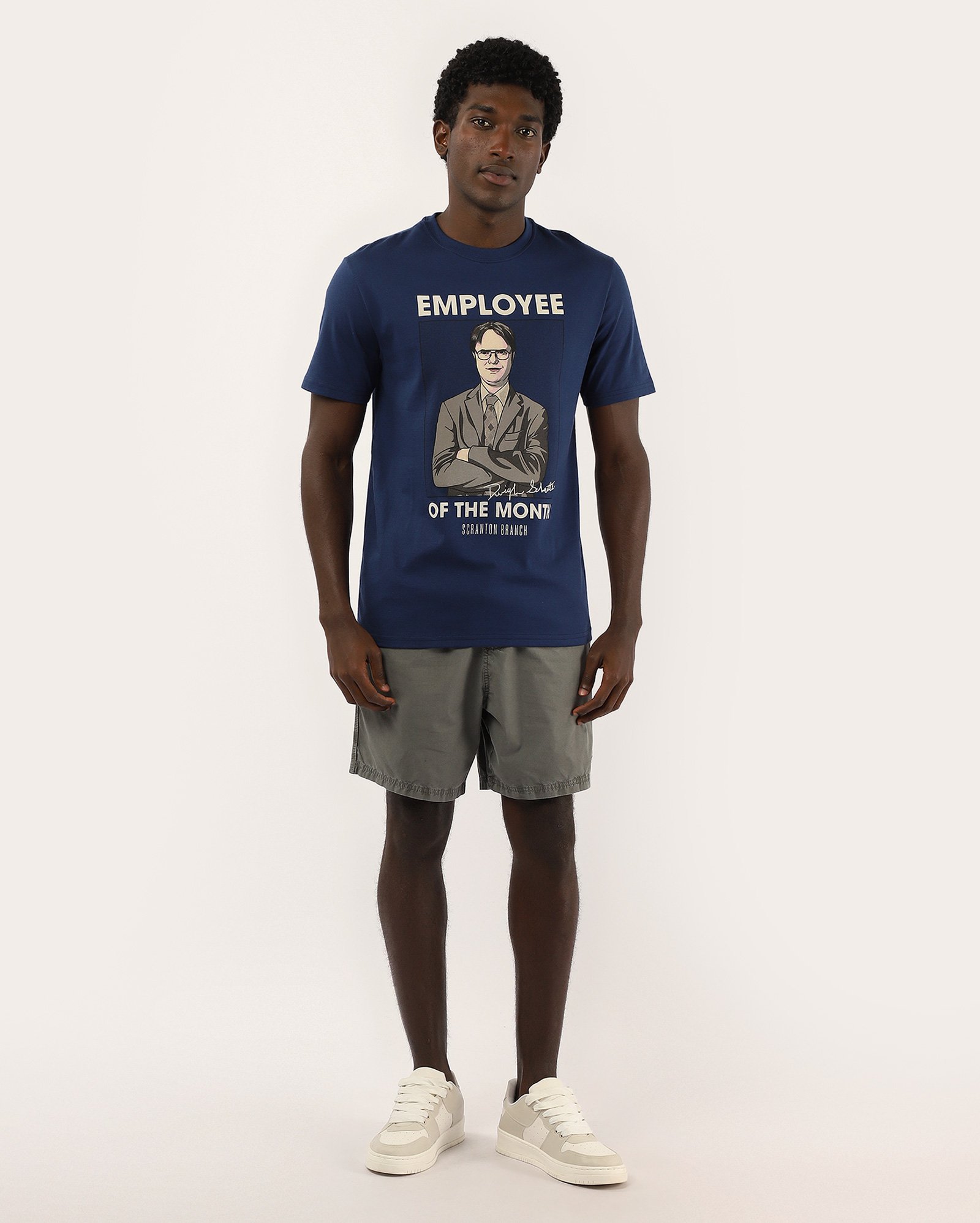Camiseta masculina Dwight The Office azul | FANLAB