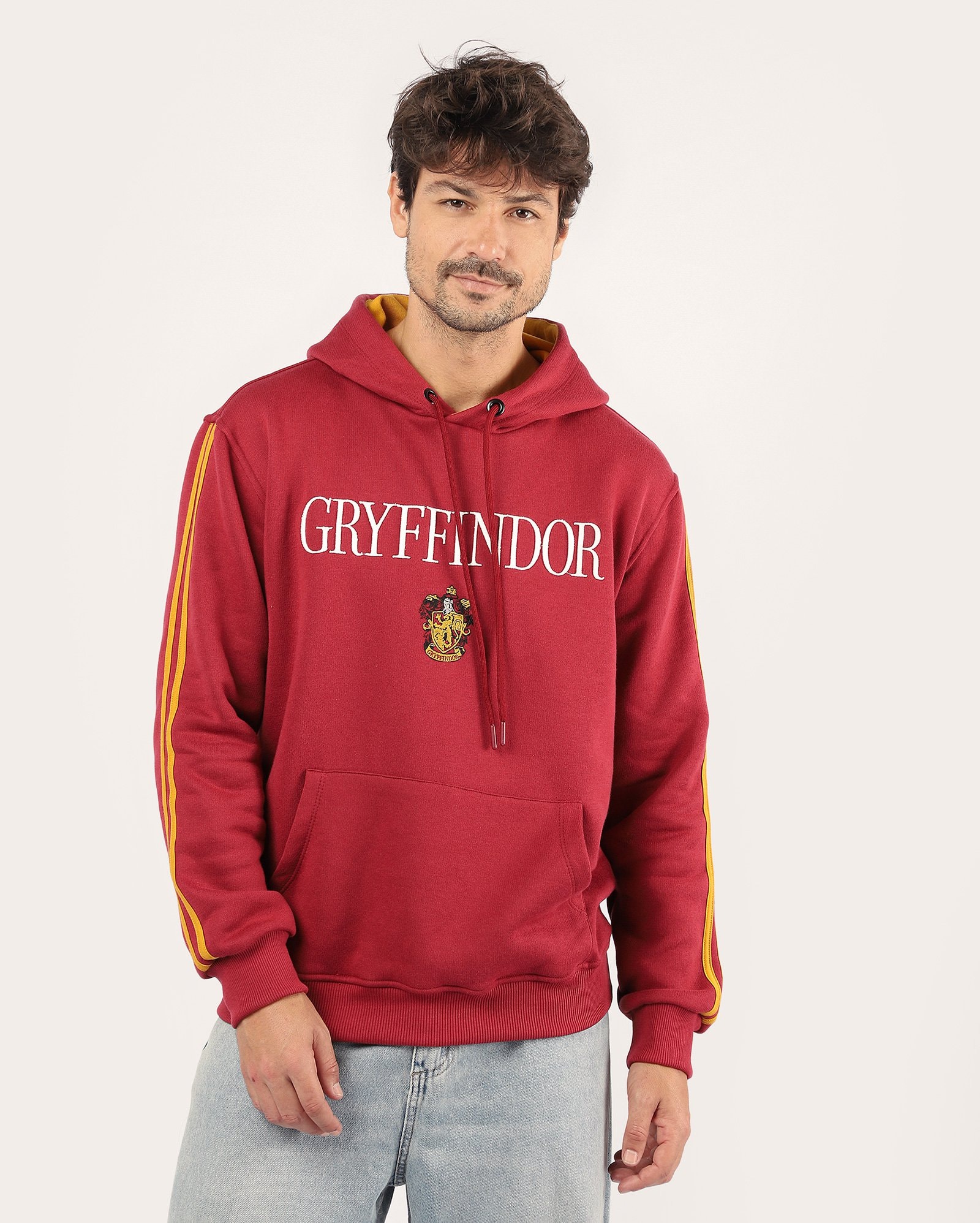 Blusa de moletom masculina Grifinória - vermelha | FANLAB