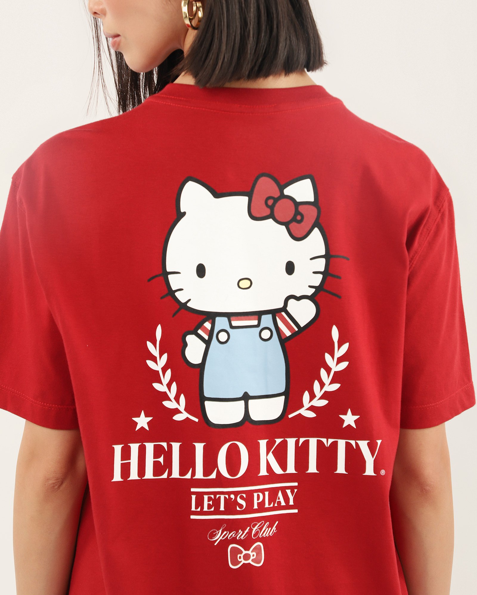 Camiseta feminina Hello Kitty - vermelha | FANLAB