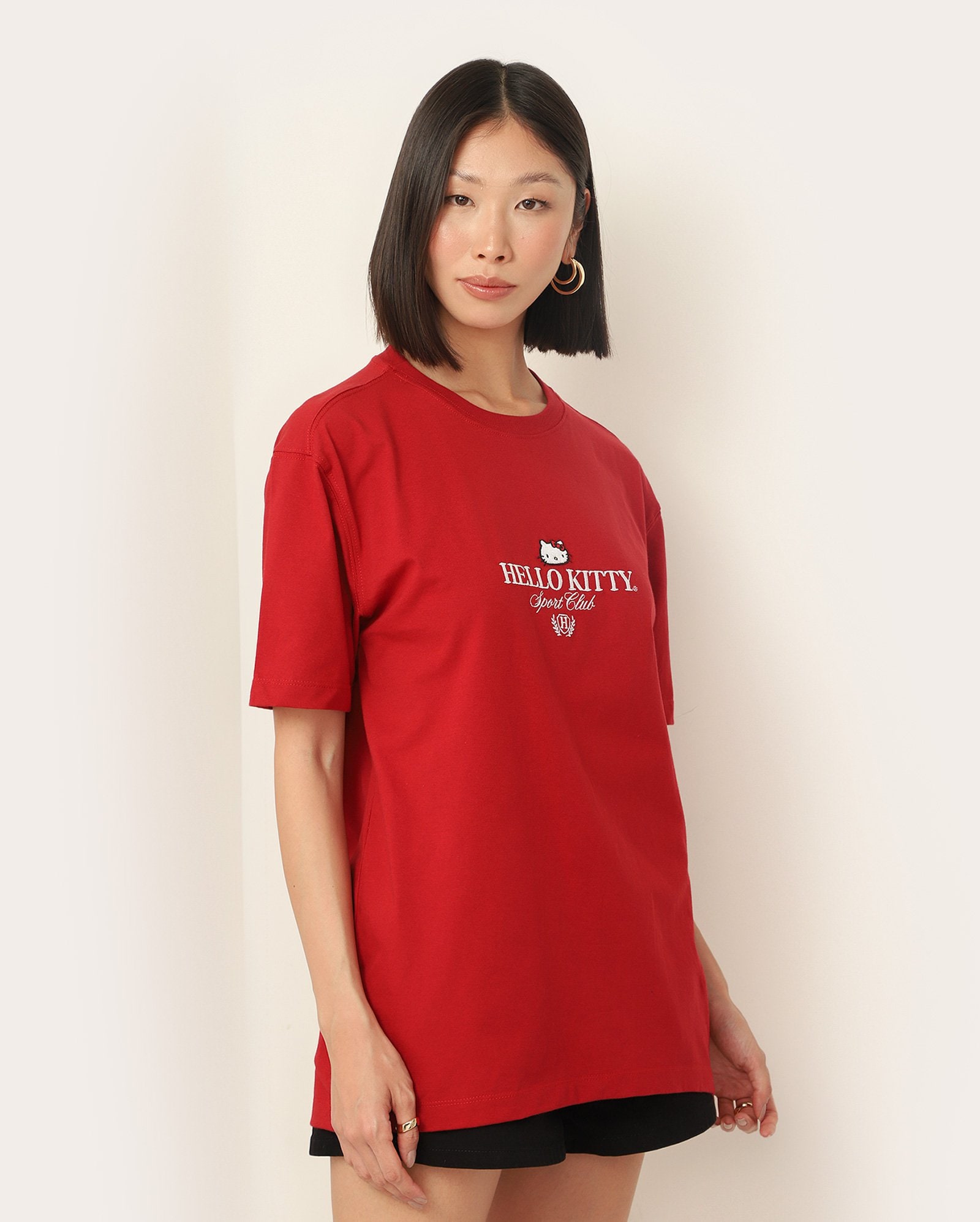 Camiseta feminina Hello Kitty - vermelha | FANLAB