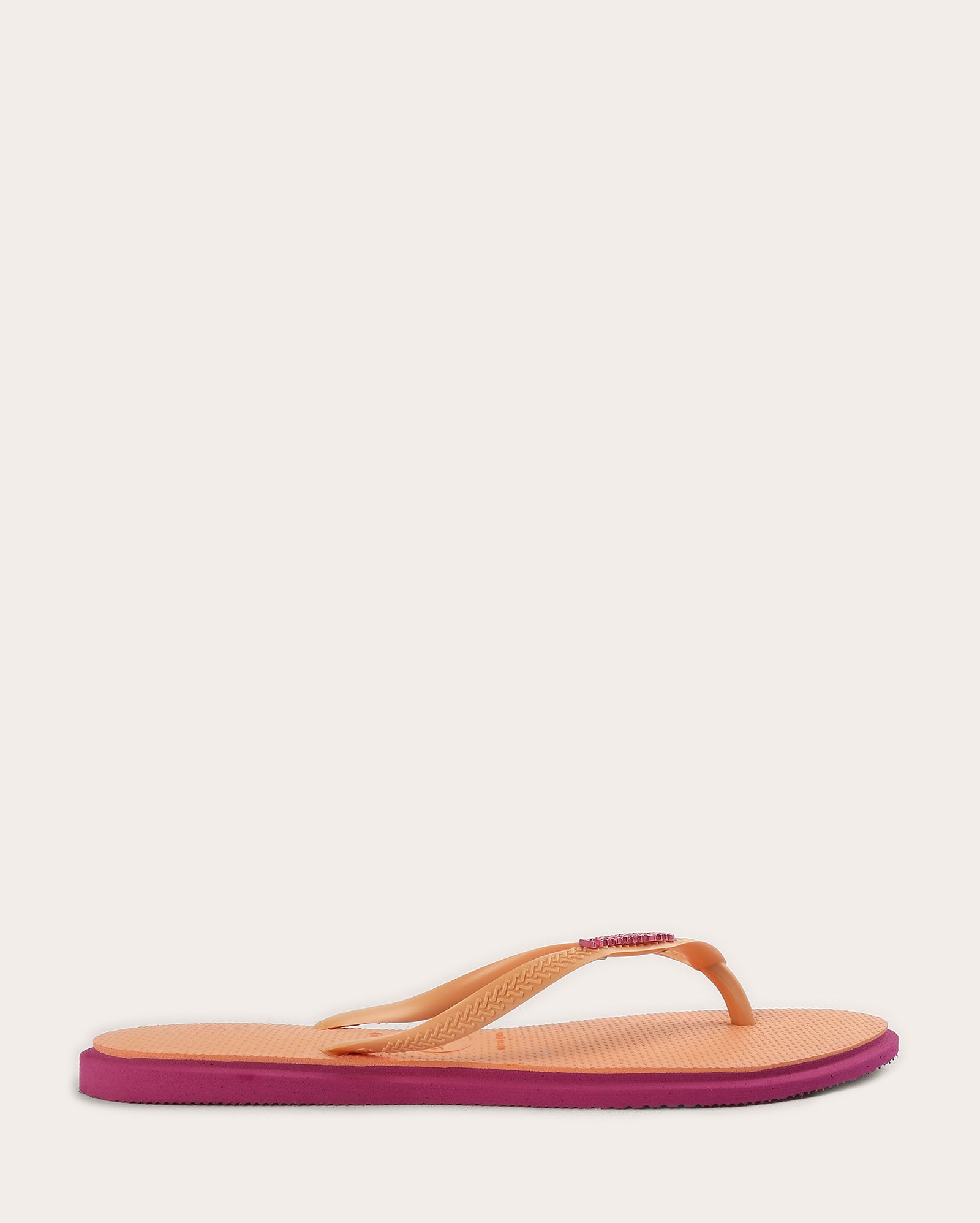 Chinelo feminino slim point laranja | Havaianas