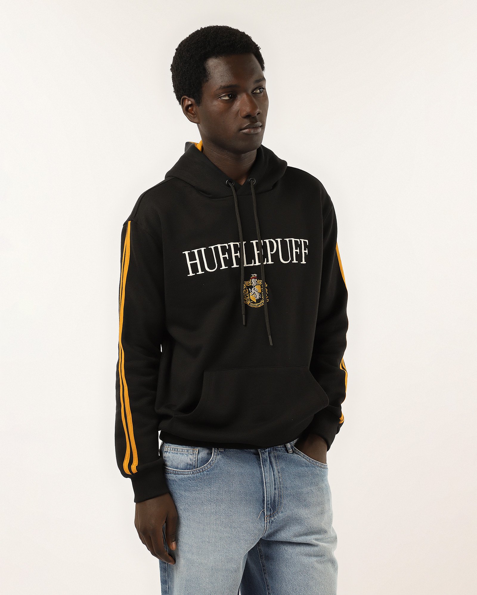 Blusa de moletom masculina com capuz Lufa-Lufa preta | FANLAB