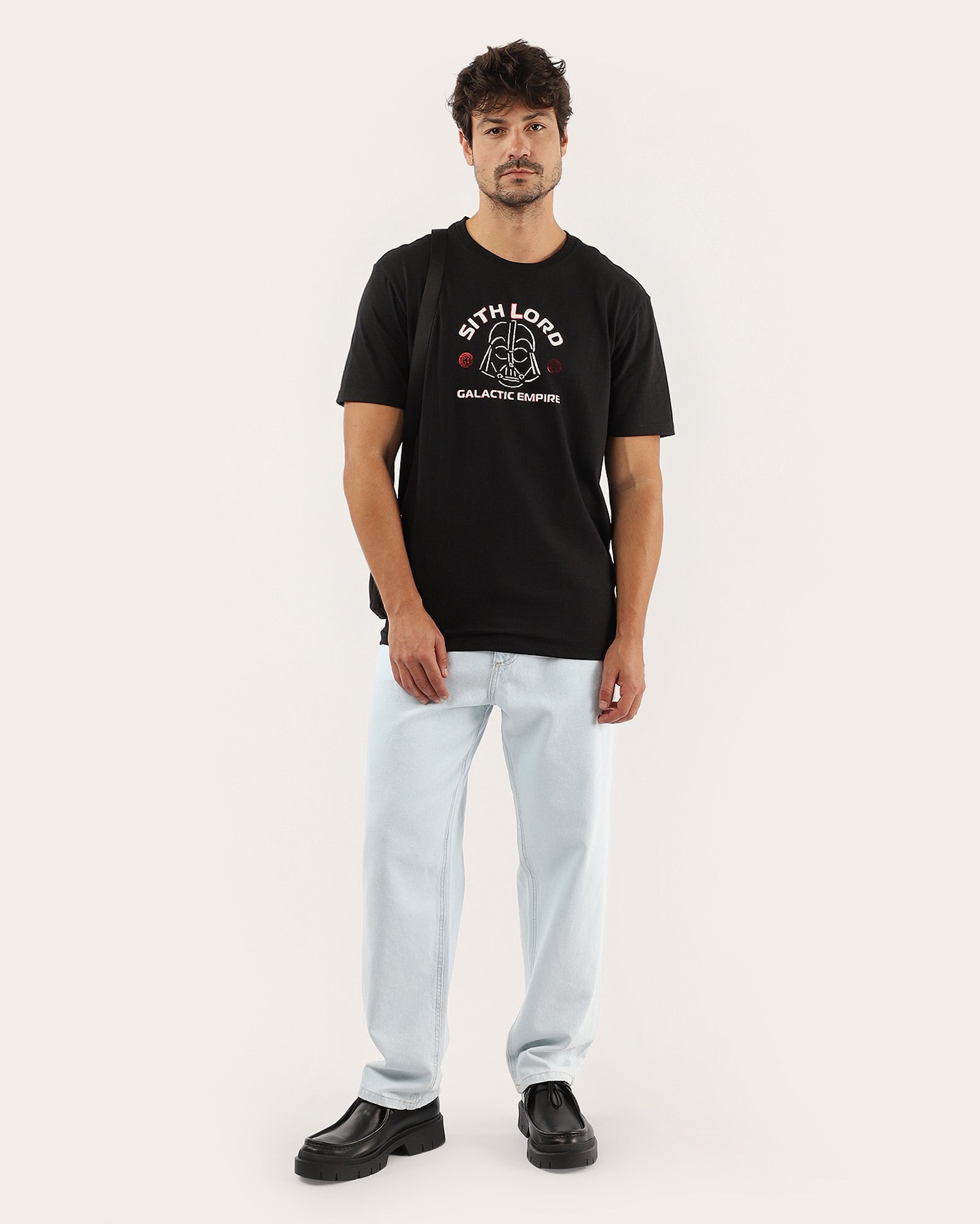 Camiseta masculina regular Sith Lord Star Wars preta | FANLAB