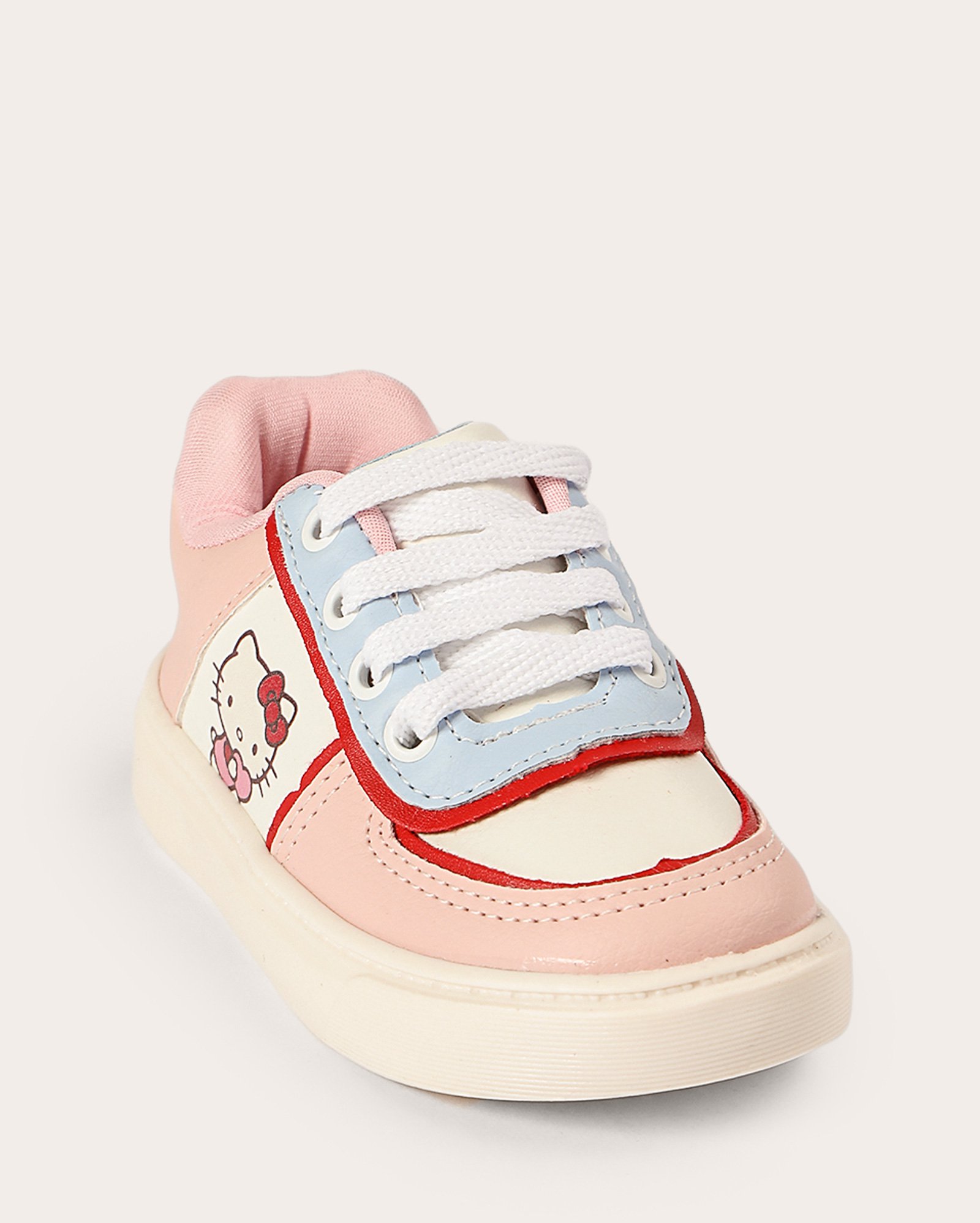 Tênis infantil com recortes Hello Kitty rosa | Sanrio
