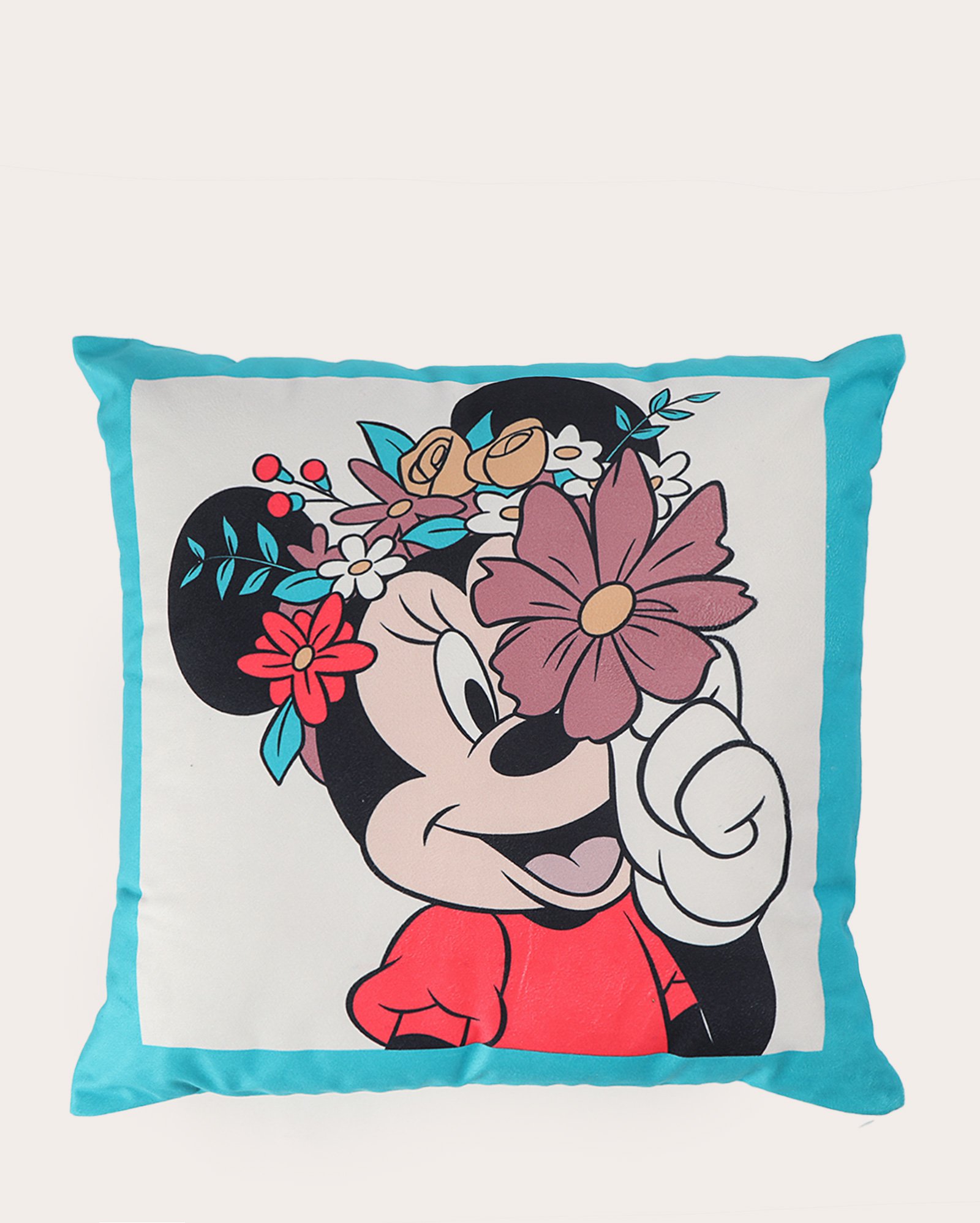 Almofada veludo Minnie 40x40cm multicor | Disney