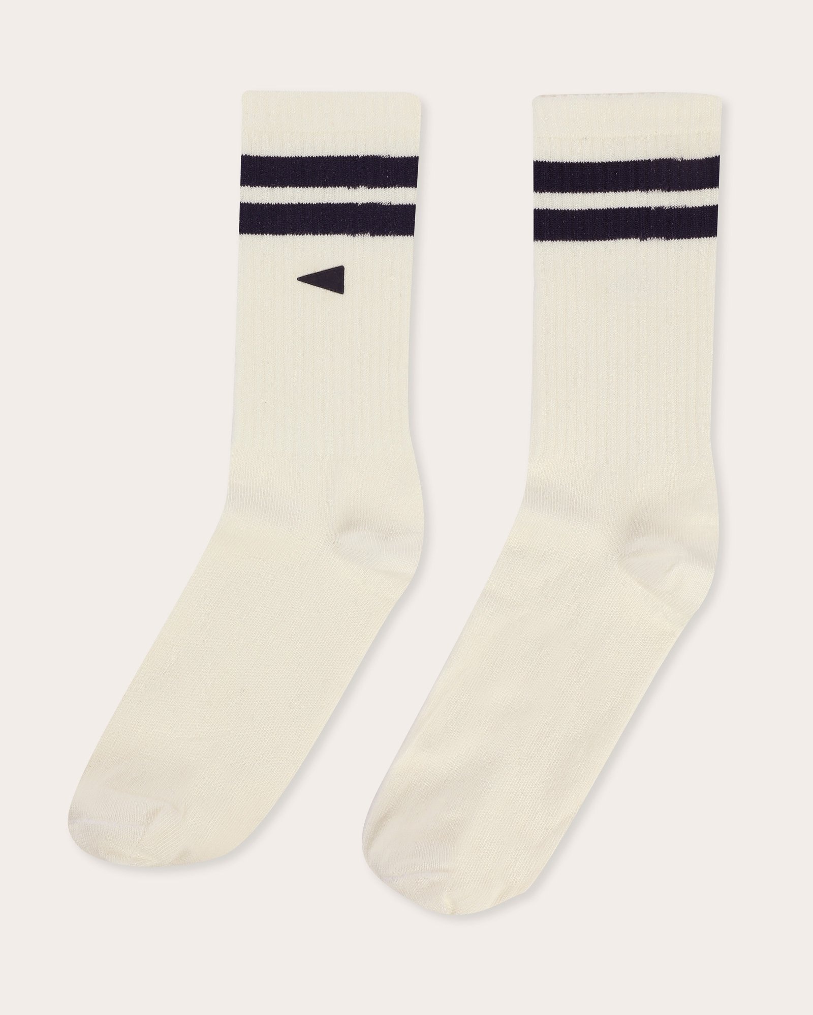 Meia masculina cano longo tag listrada