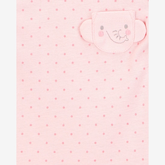 Kit body bebê 5 peças poá e bichinhos multicor | Carter's