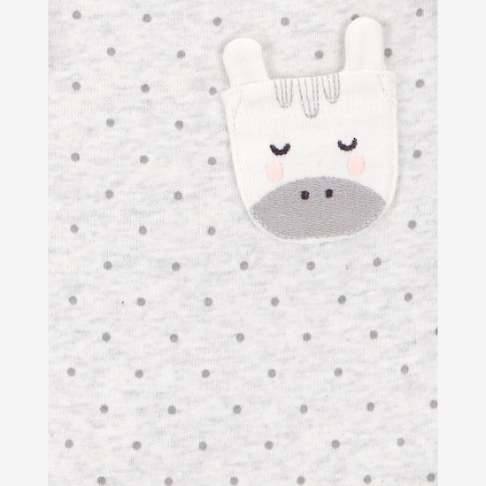 Kit body bebê 5 peças poá e bichinhos multicor | Carter's