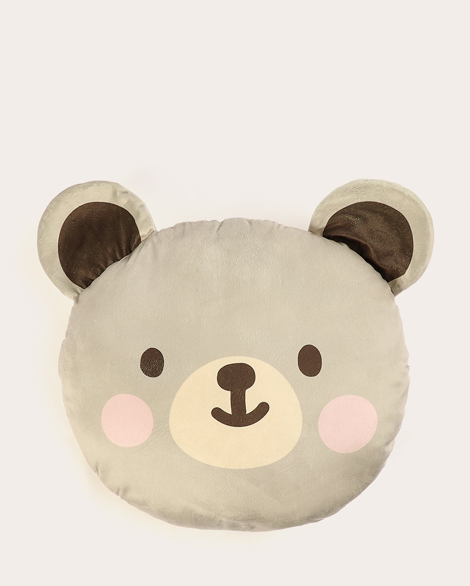 Almofada veludo ursinho 37x43cm bege | Casa Riachuelo